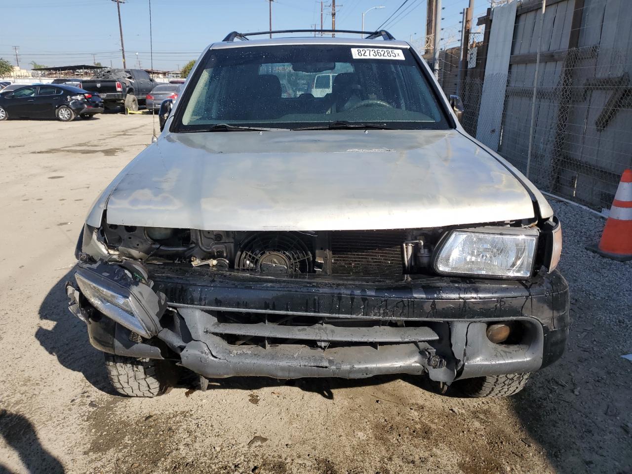 2001 Honda Passport Ex Silver vin: 4S6CK58W514407886