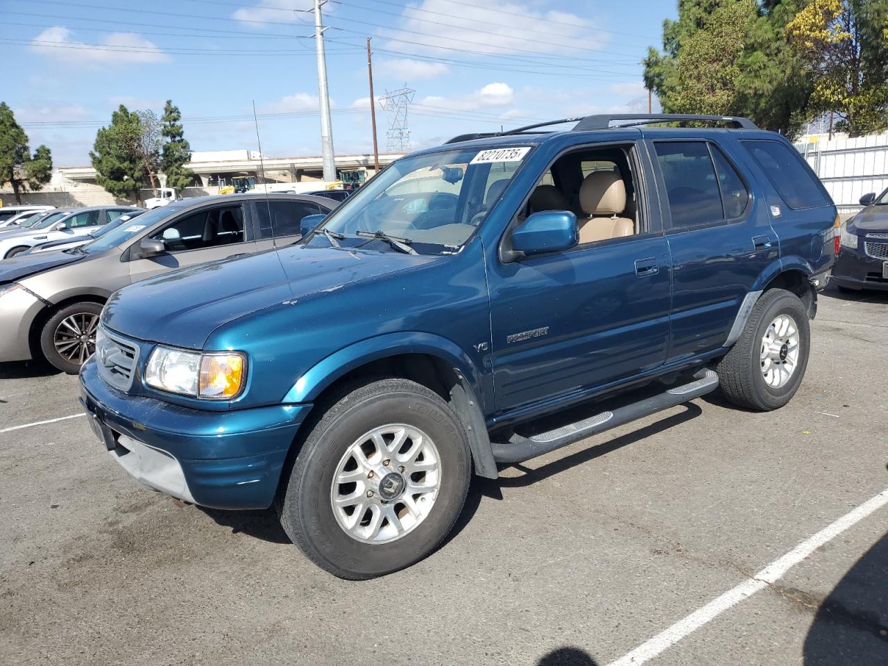 2000 Honda Passport Ex Blue vin: 4S6CK58W6Y4400438