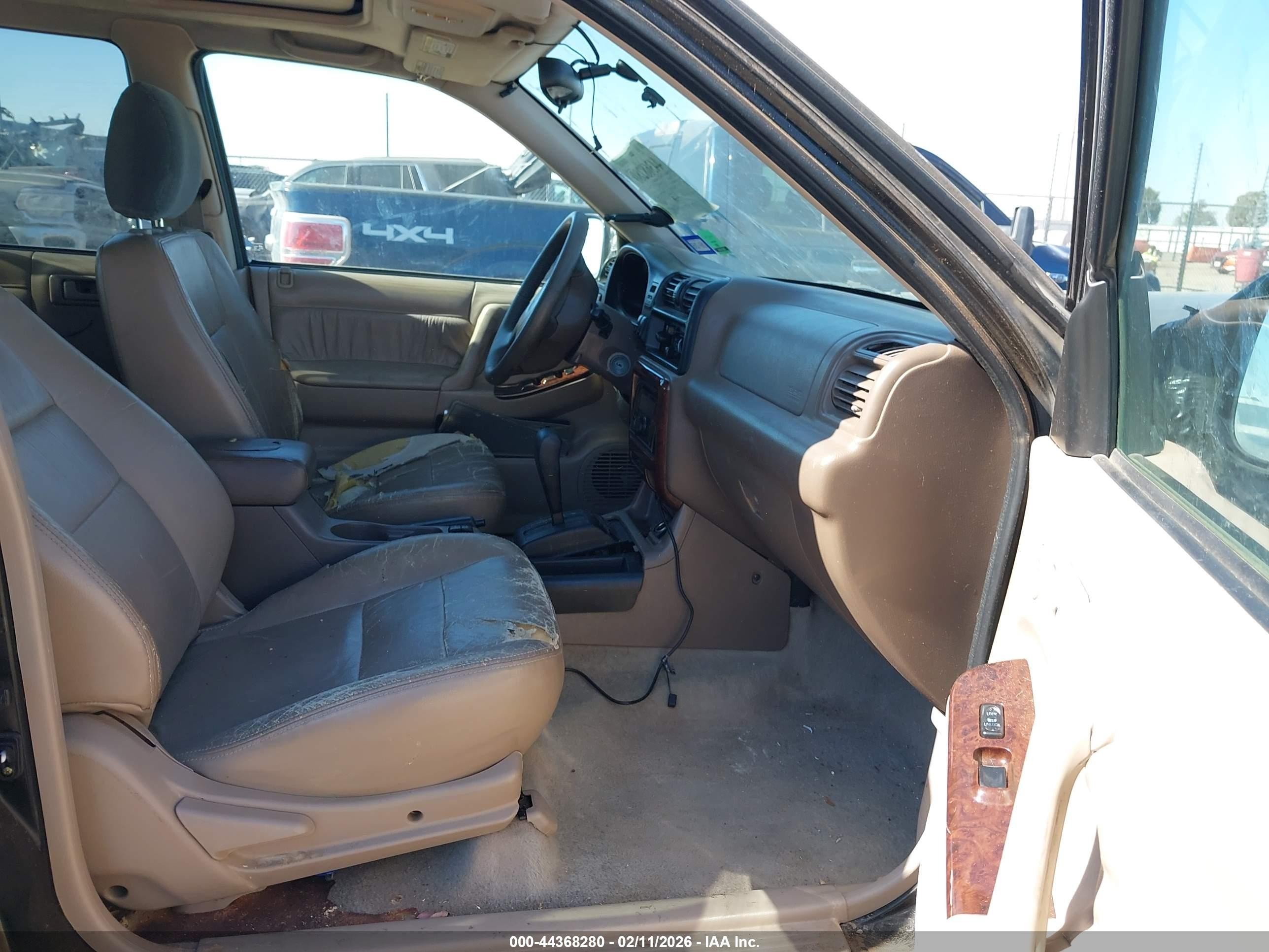 2002 Honda Passport Ex/lx Black vin: 4S6CK58W924400425