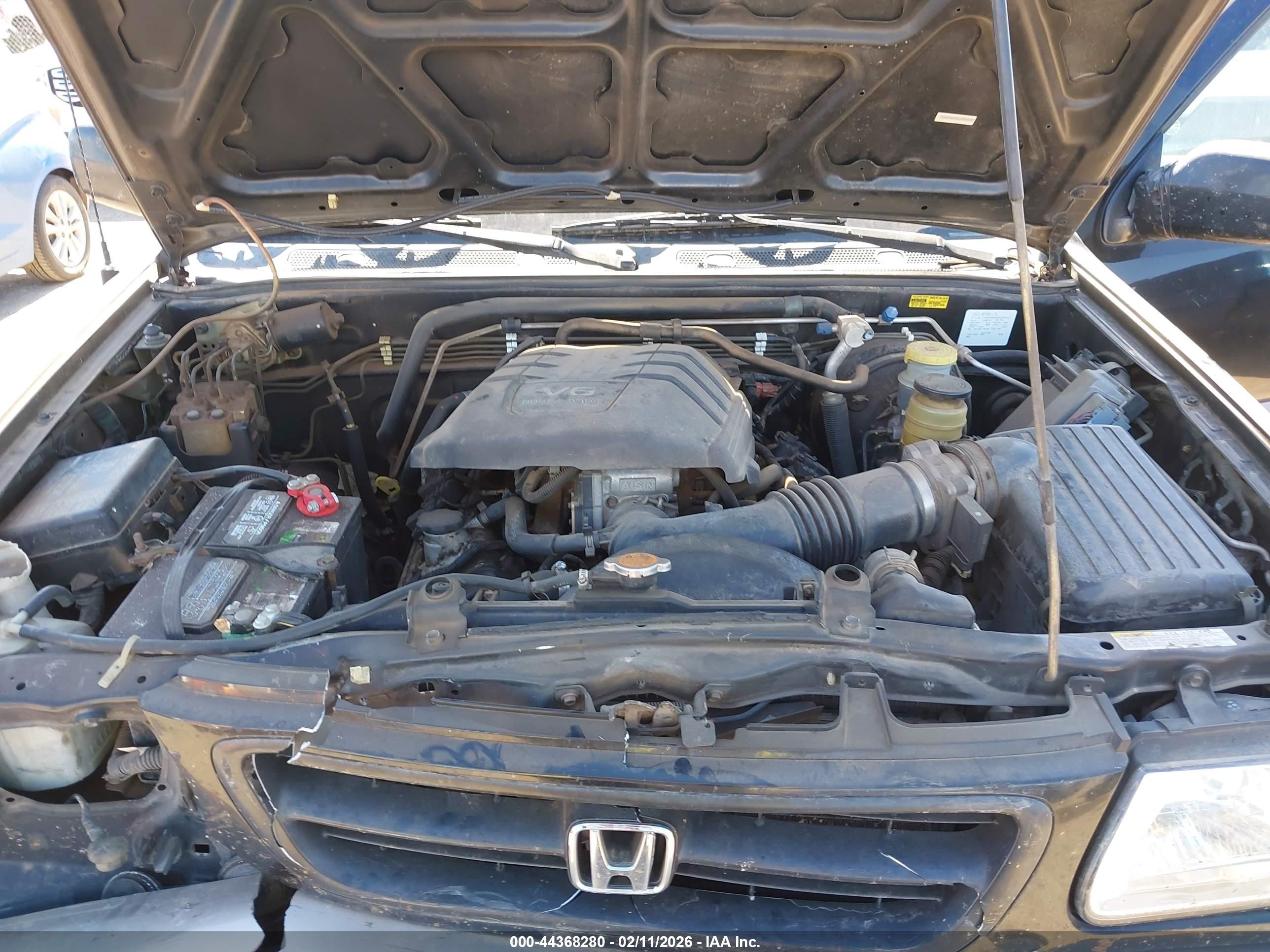 2002 Honda Passport Ex/lx Black vin: 4S6CK58W924400425