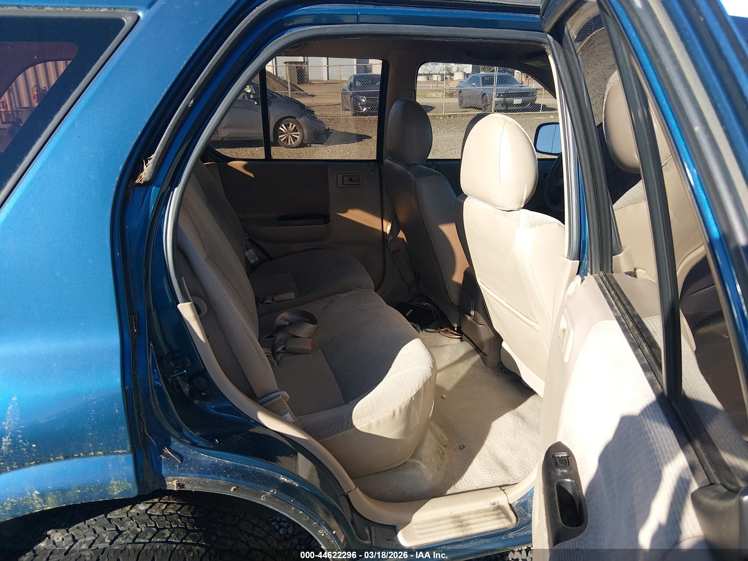 2001 Honda Passport Ex/lx Blue vin: 4S6CK58WX14409309