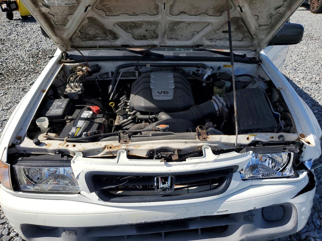 2001 Honda Passport Ex White vin: 4S6CK58WX14409908