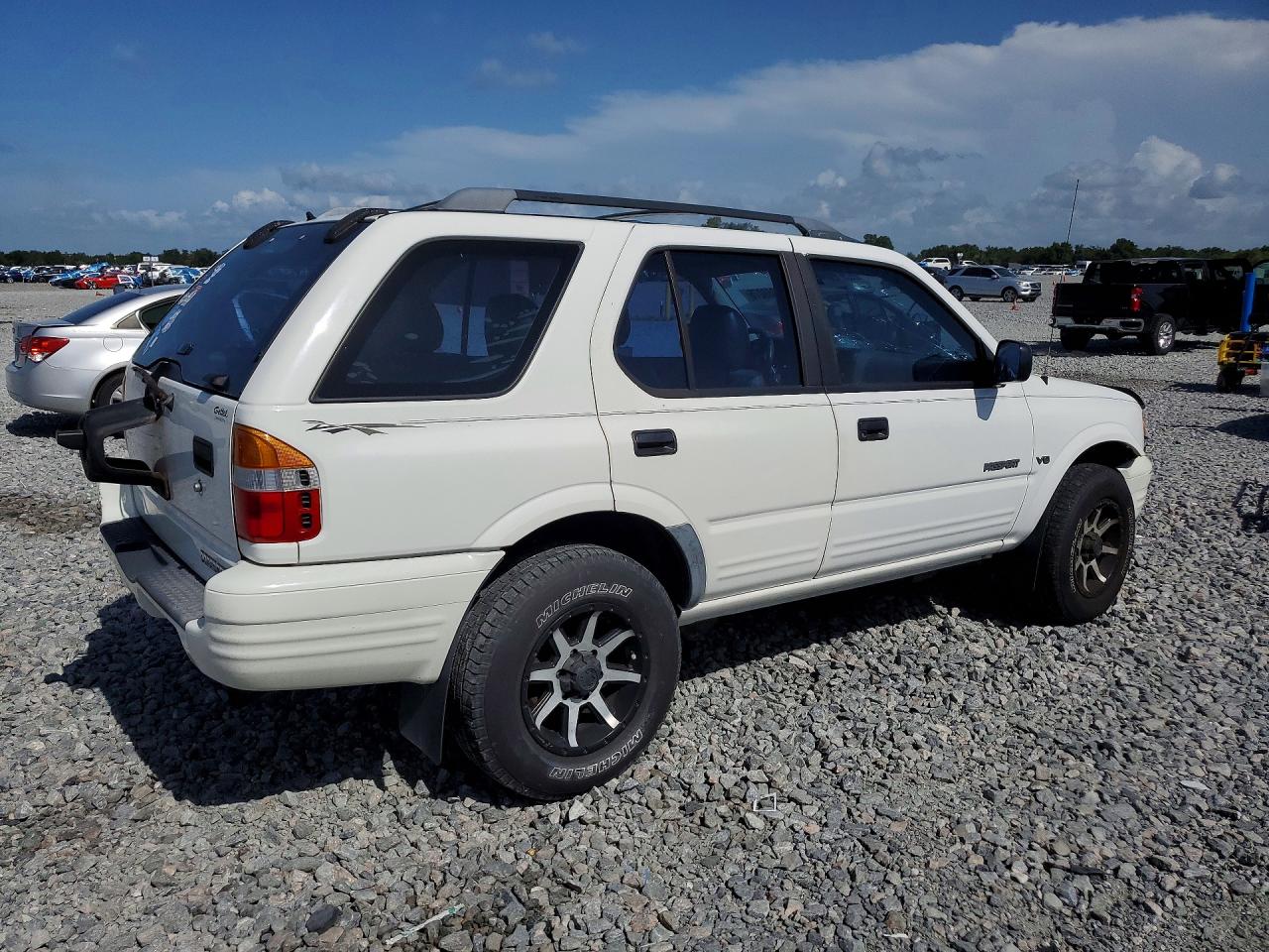 2001 Honda Passport Ex White vin: 4S6CK58WX14409908