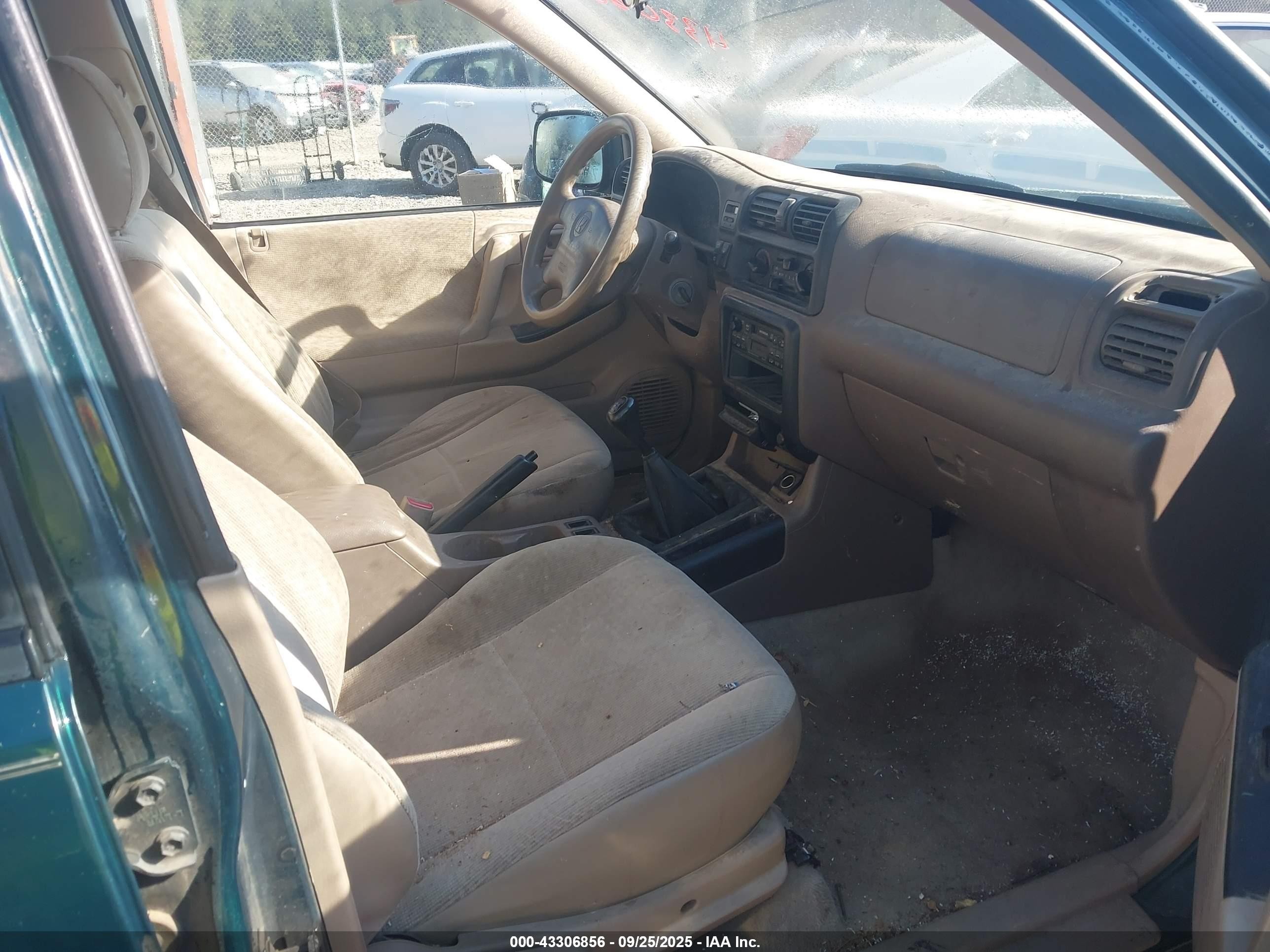 2001 Honda Passport Ex/lx Green vin: 4S6CK58WX14416650
