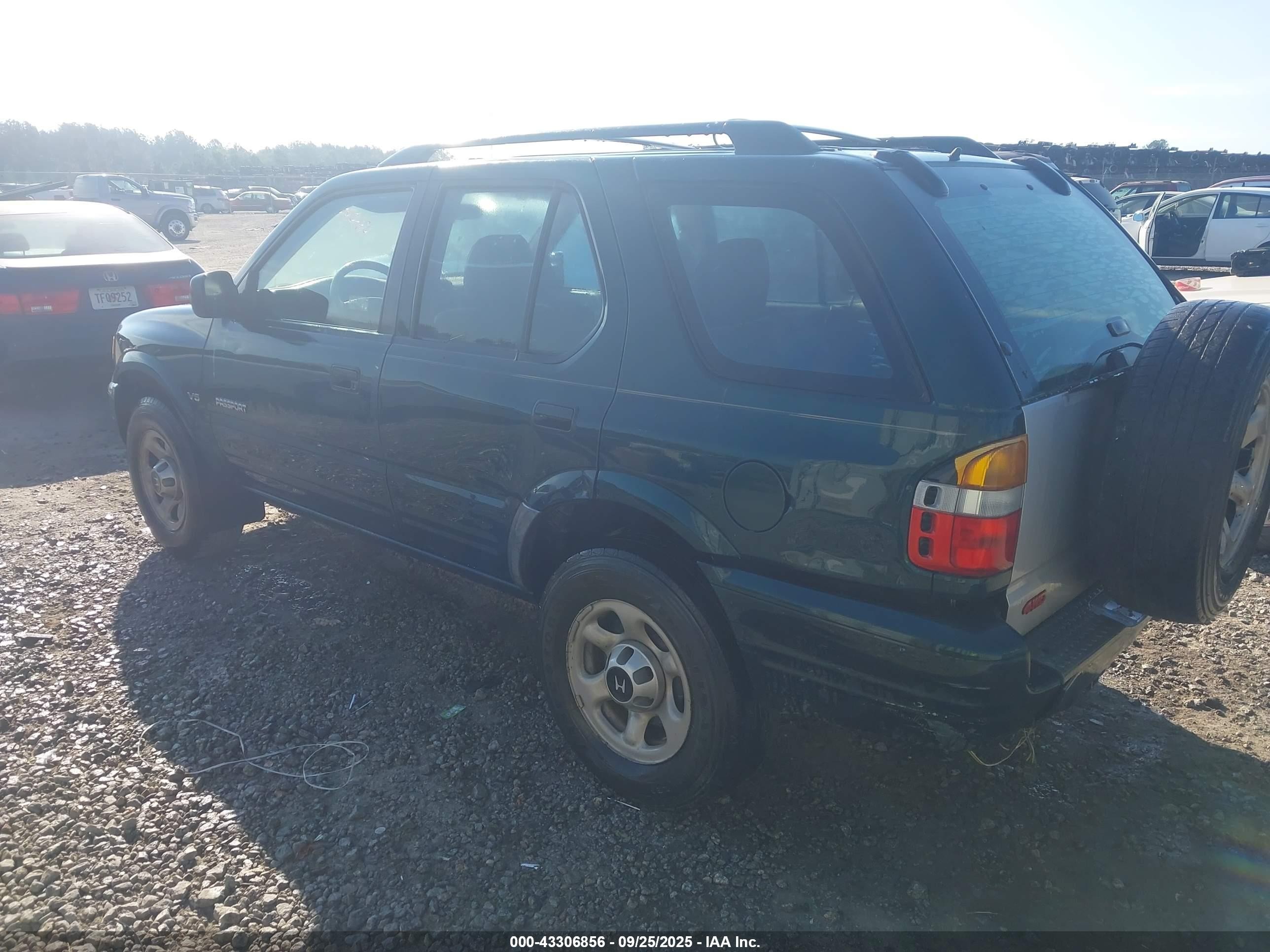 2001 Honda Passport Ex/lx Green vin: 4S6CK58WX14416650