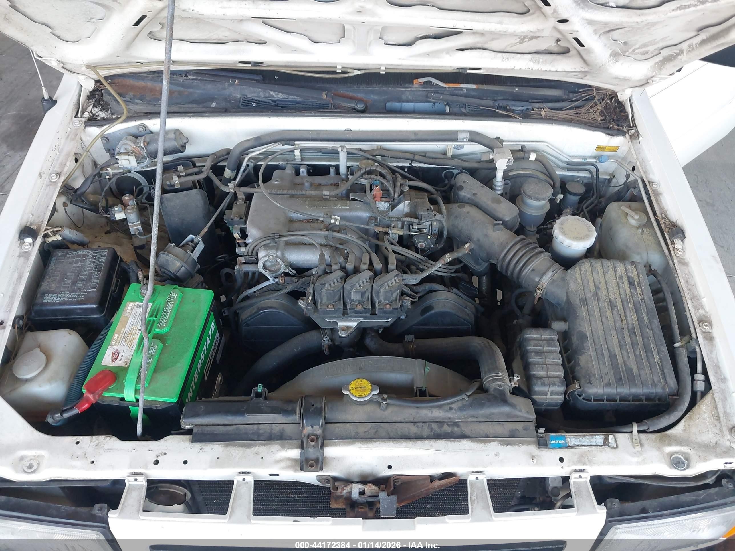 1995 Honda Passport Ex/lx White vin: 4S6CM58V2S4434336