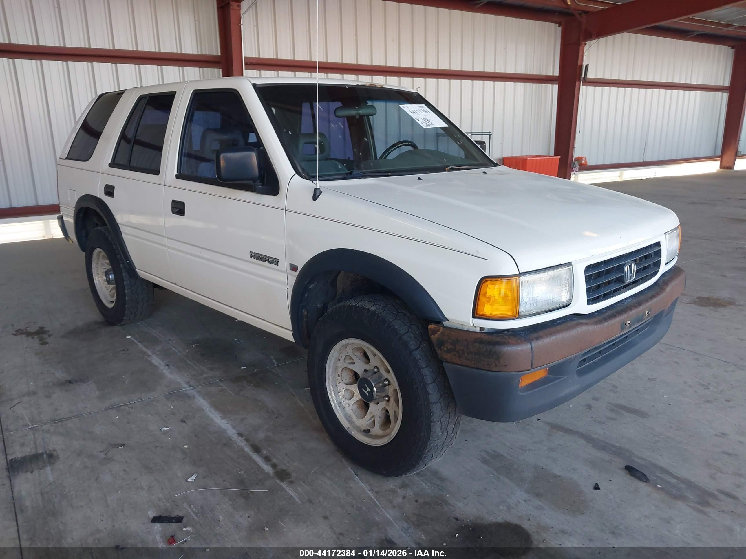 1995 Honda Passport Ex/lx White vin: 4S6CM58V2S4434336