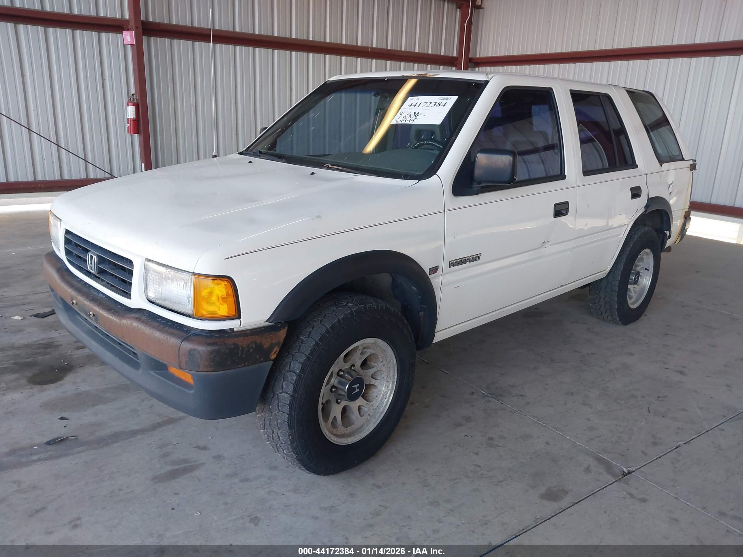 1995 Honda Passport Ex/lx White vin: 4S6CM58V2S4434336