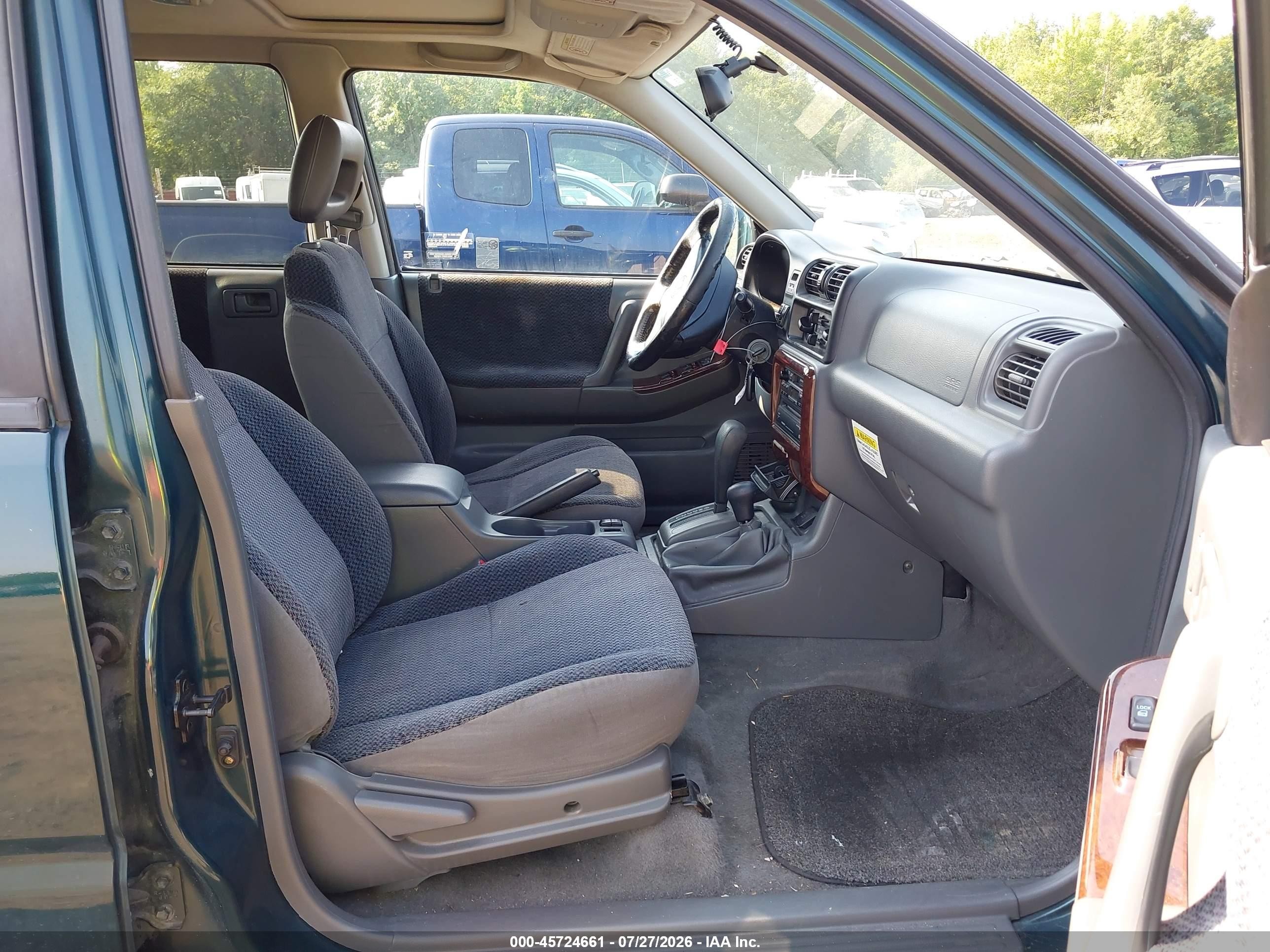 1998 Honda Passport Ex/lx Green vin: 4S6CM58W0W4423155