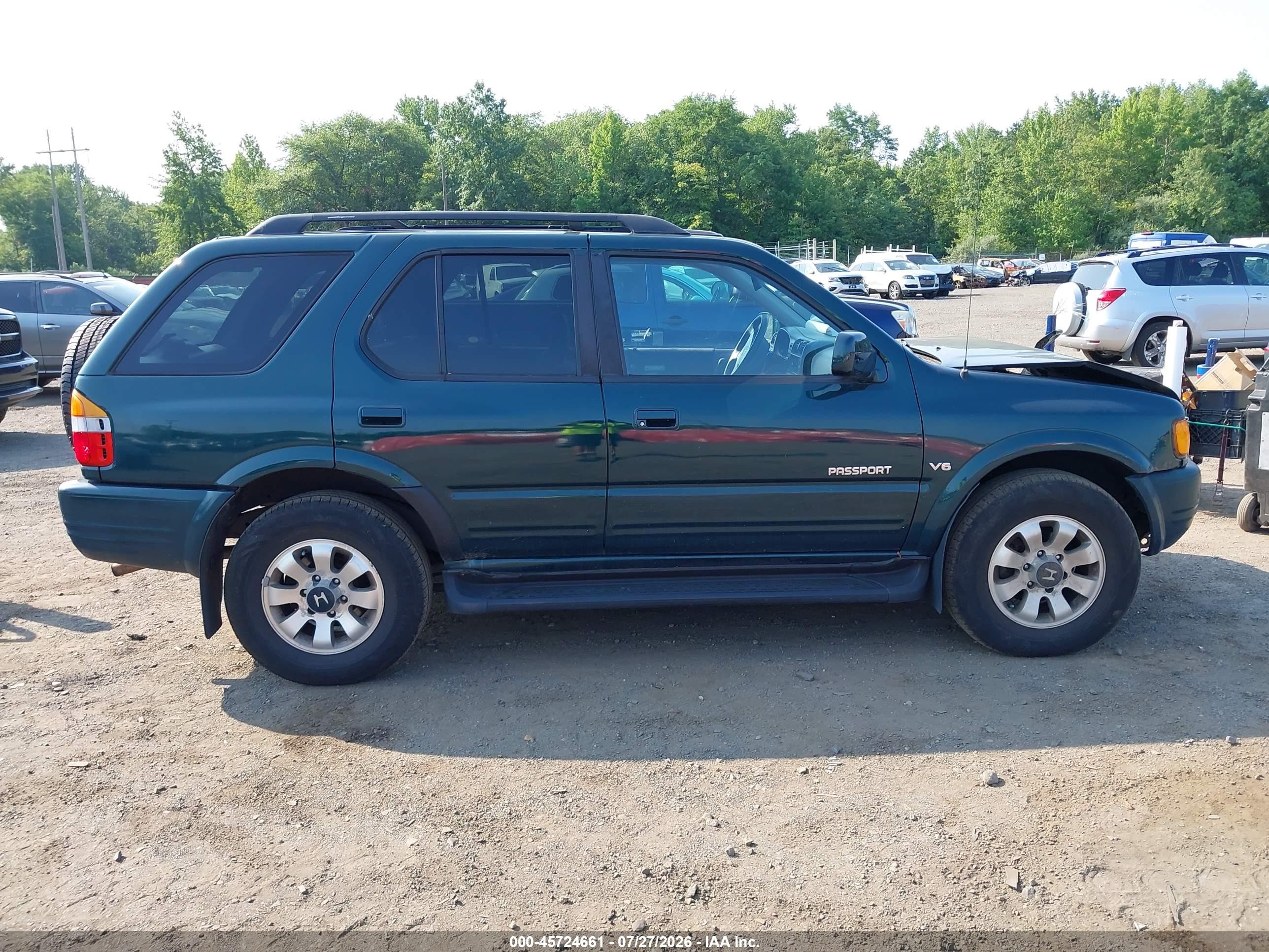 1998 Honda Passport Ex/lx Green vin: 4S6CM58W0W4423155