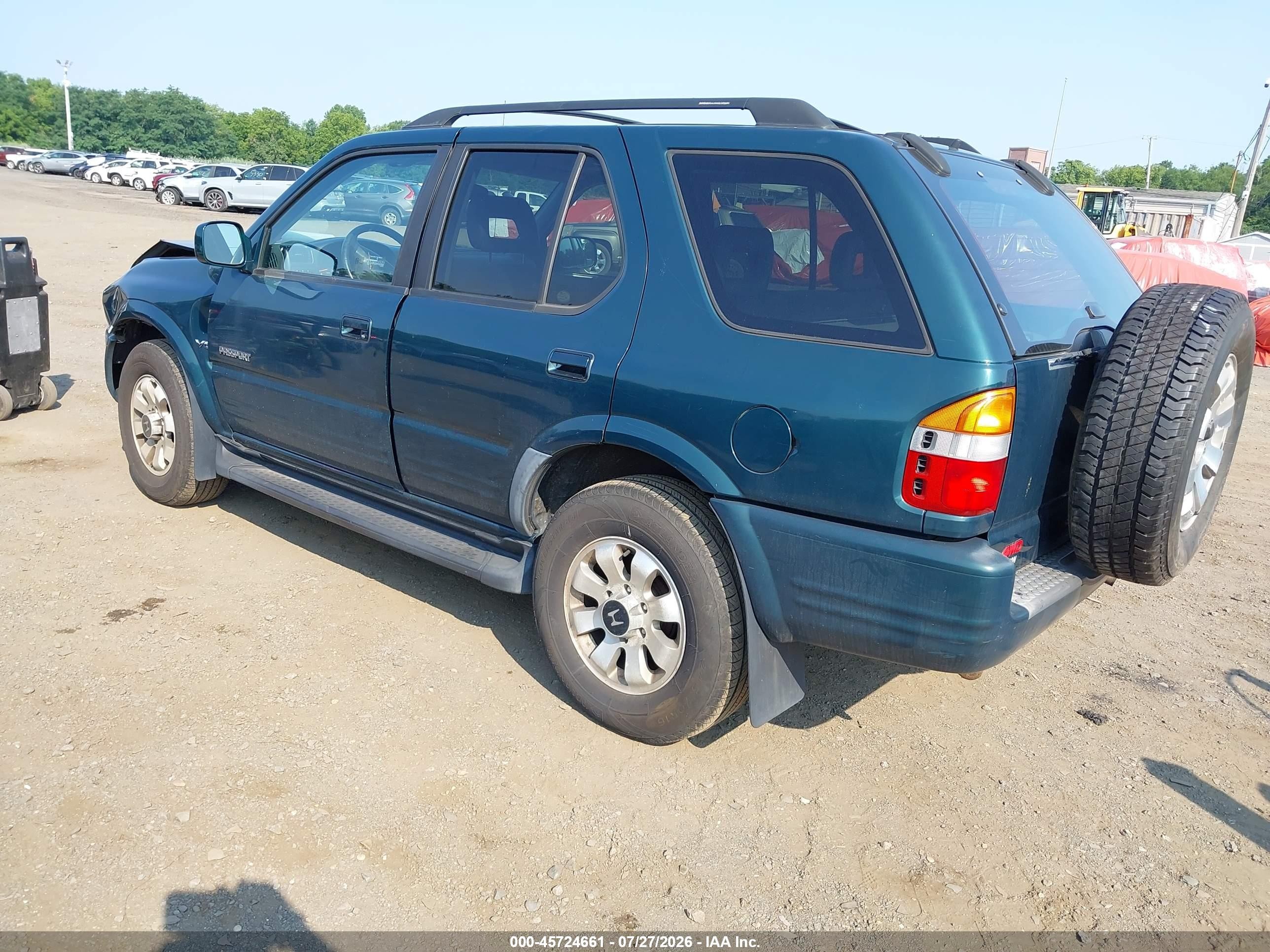 1998 Honda Passport Ex/lx Green vin: 4S6CM58W0W4423155