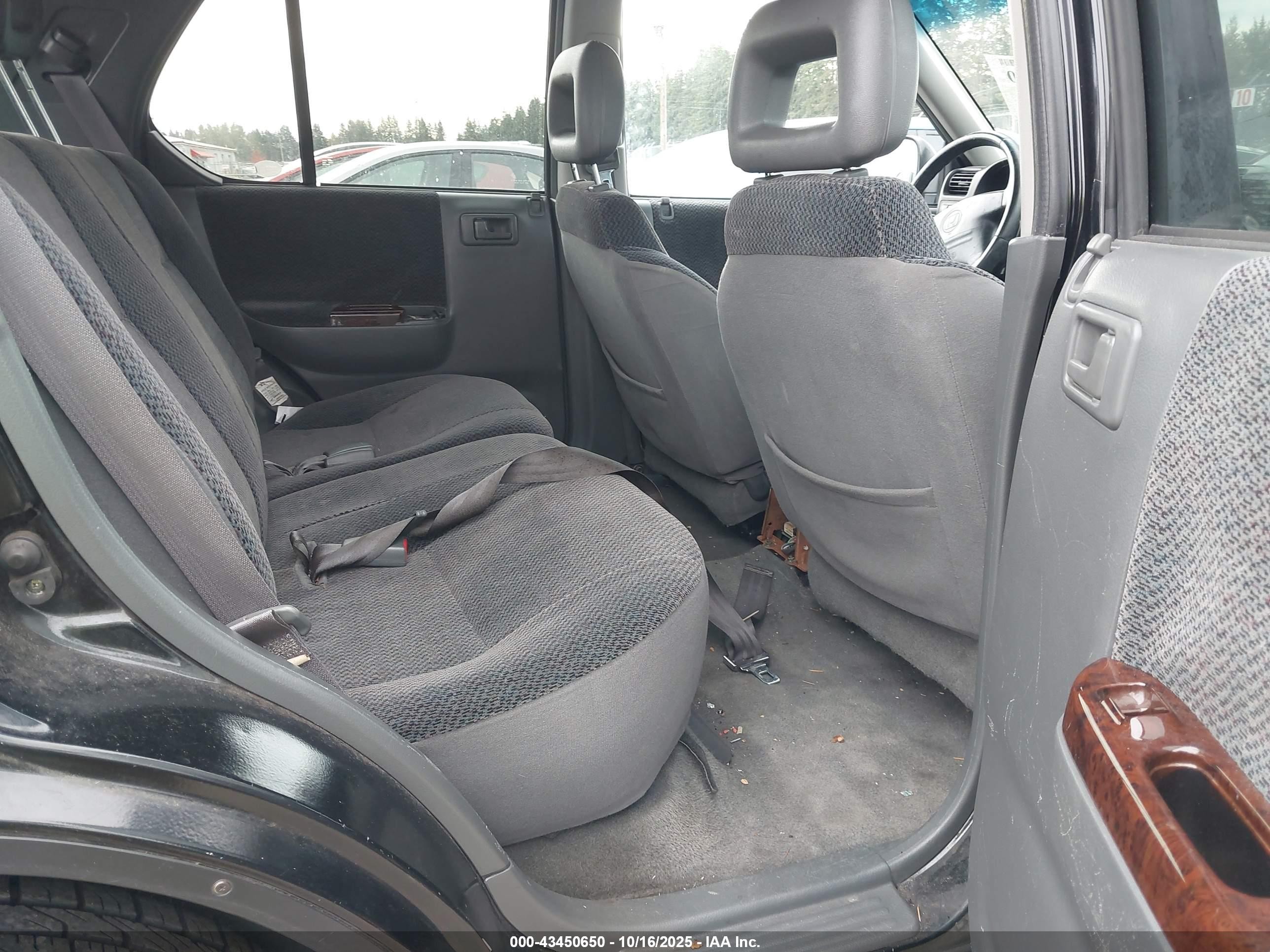 1998 Honda Passport Ex/lx Black vin: 4S6CM58W1W4405344