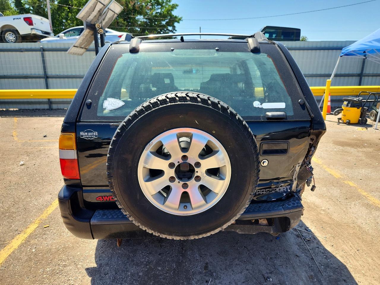 1999 Honda Passport Ex Черный vin: 4S6CM58W1X4410657