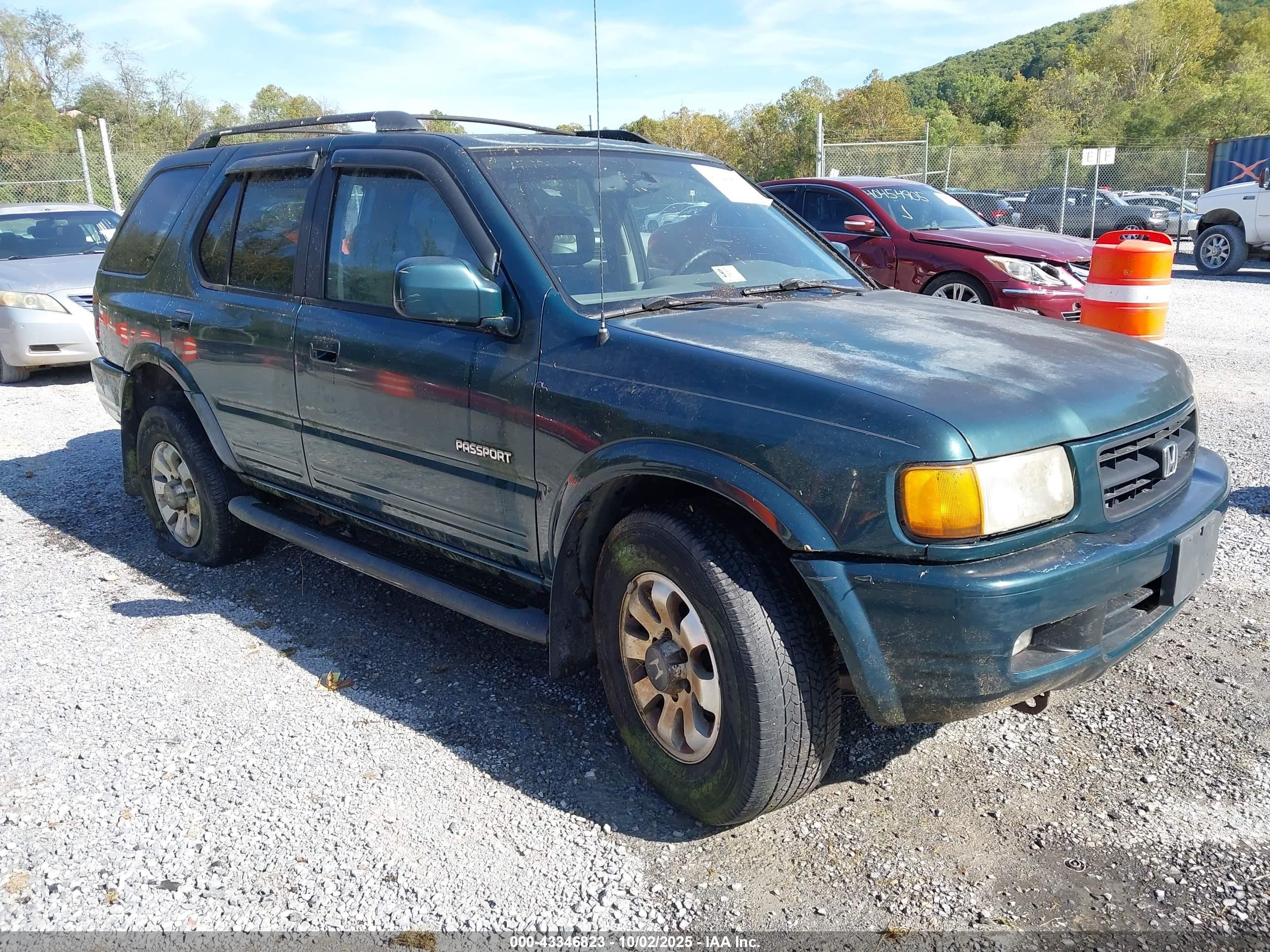 1998 Honda Passport Ex/lx Green vin: 4S6CM58W2W4404123