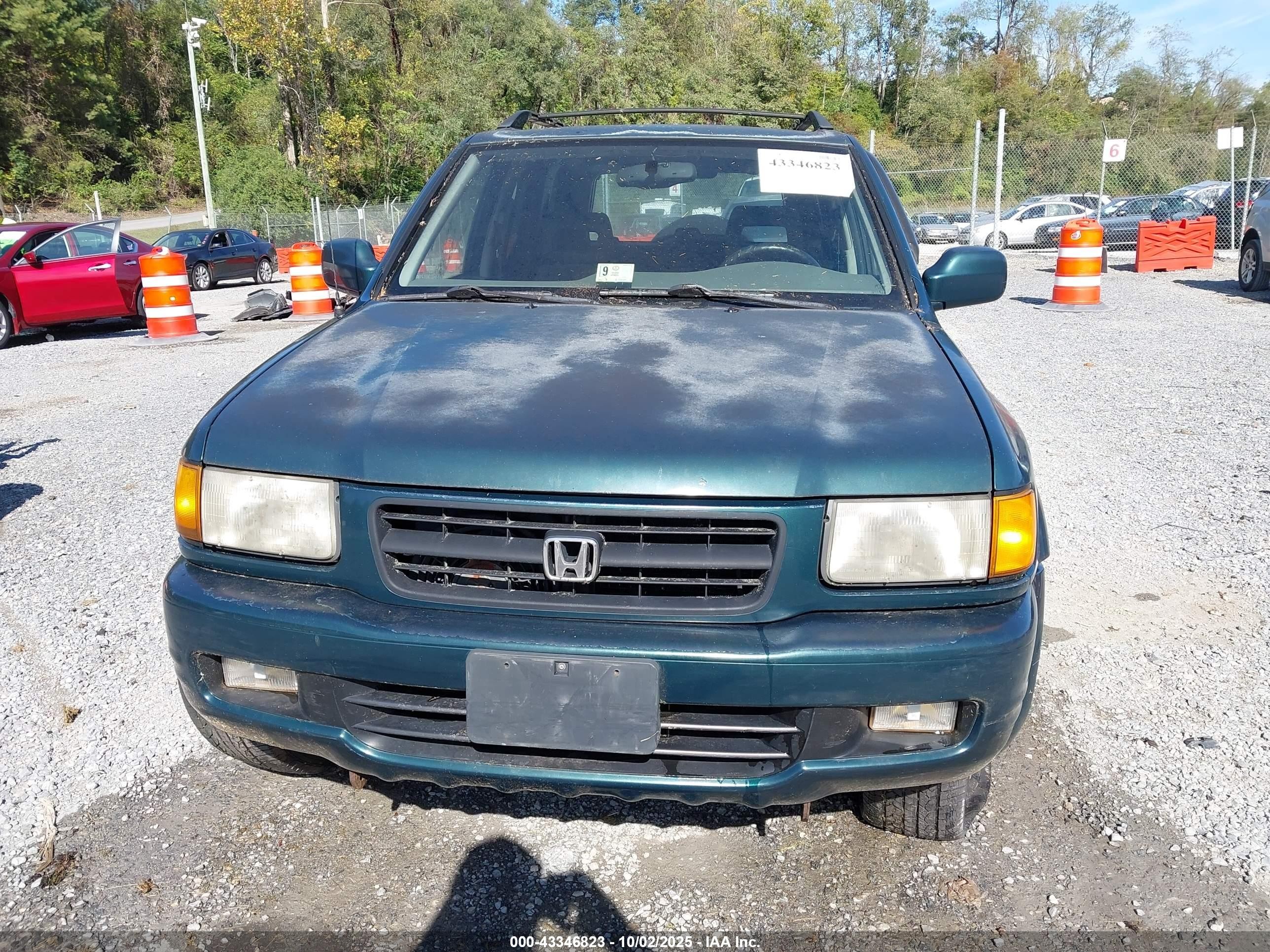 1998 Honda Passport Ex/lx Green vin: 4S6CM58W2W4404123