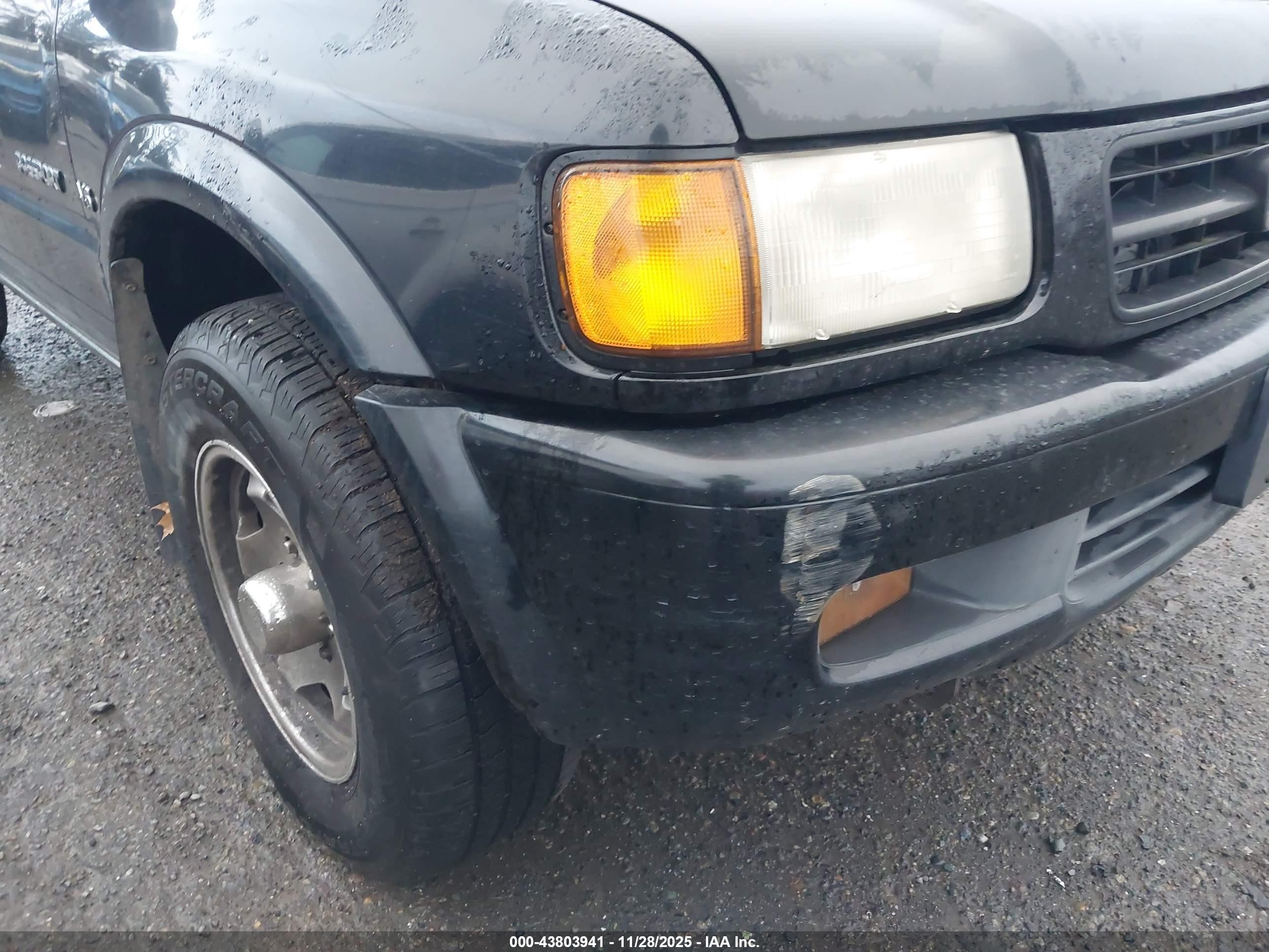 1999 Honda Passport Ex/lx Black vin: 4S6CM58W2X4404849