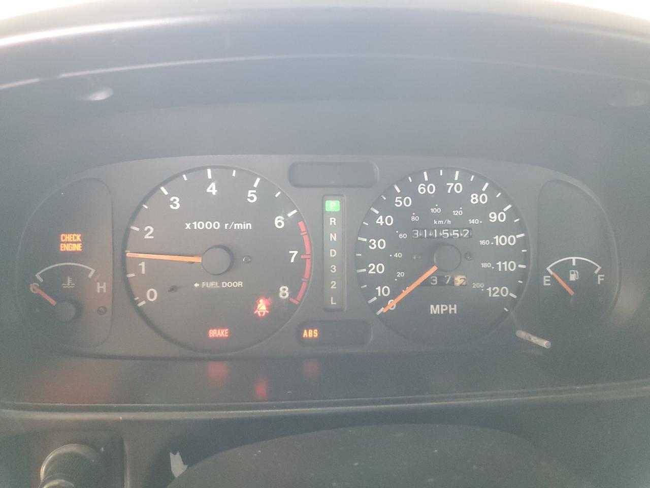 1998 Honda Passport Ex Silver vin: 4S6CM58W3W4408746