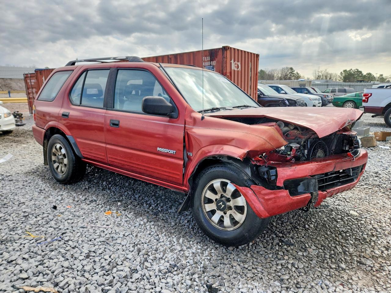 1999 Honda Passport Ex Burgundy vin: 4S6CM58W4X4413052
