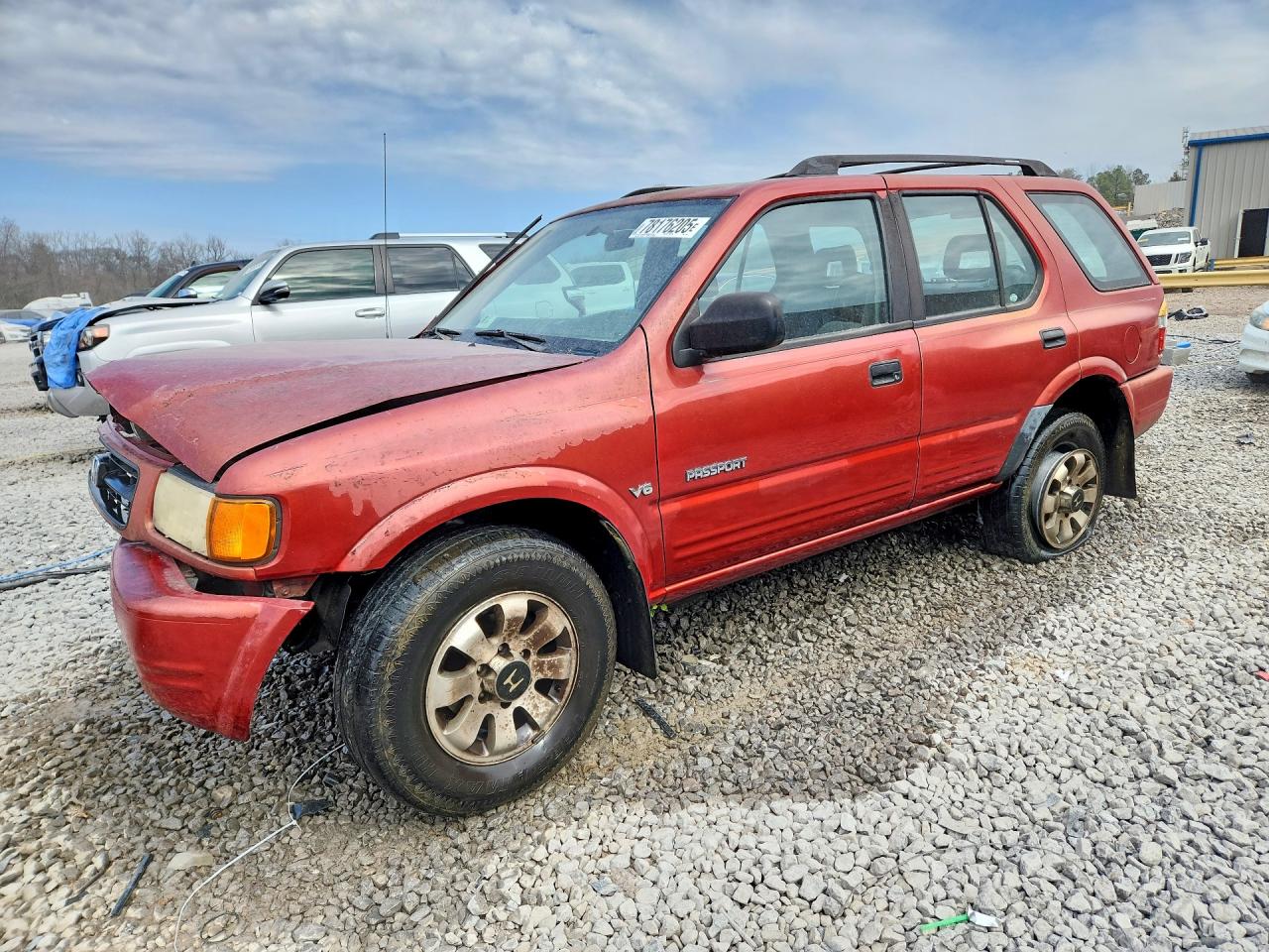 1999 Honda Passport Ex Burgundy vin: 4S6CM58W4X4413052