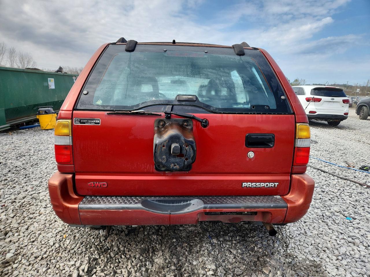 1999 Honda Passport Ex Burgundy vin: 4S6CM58W4X4413052
