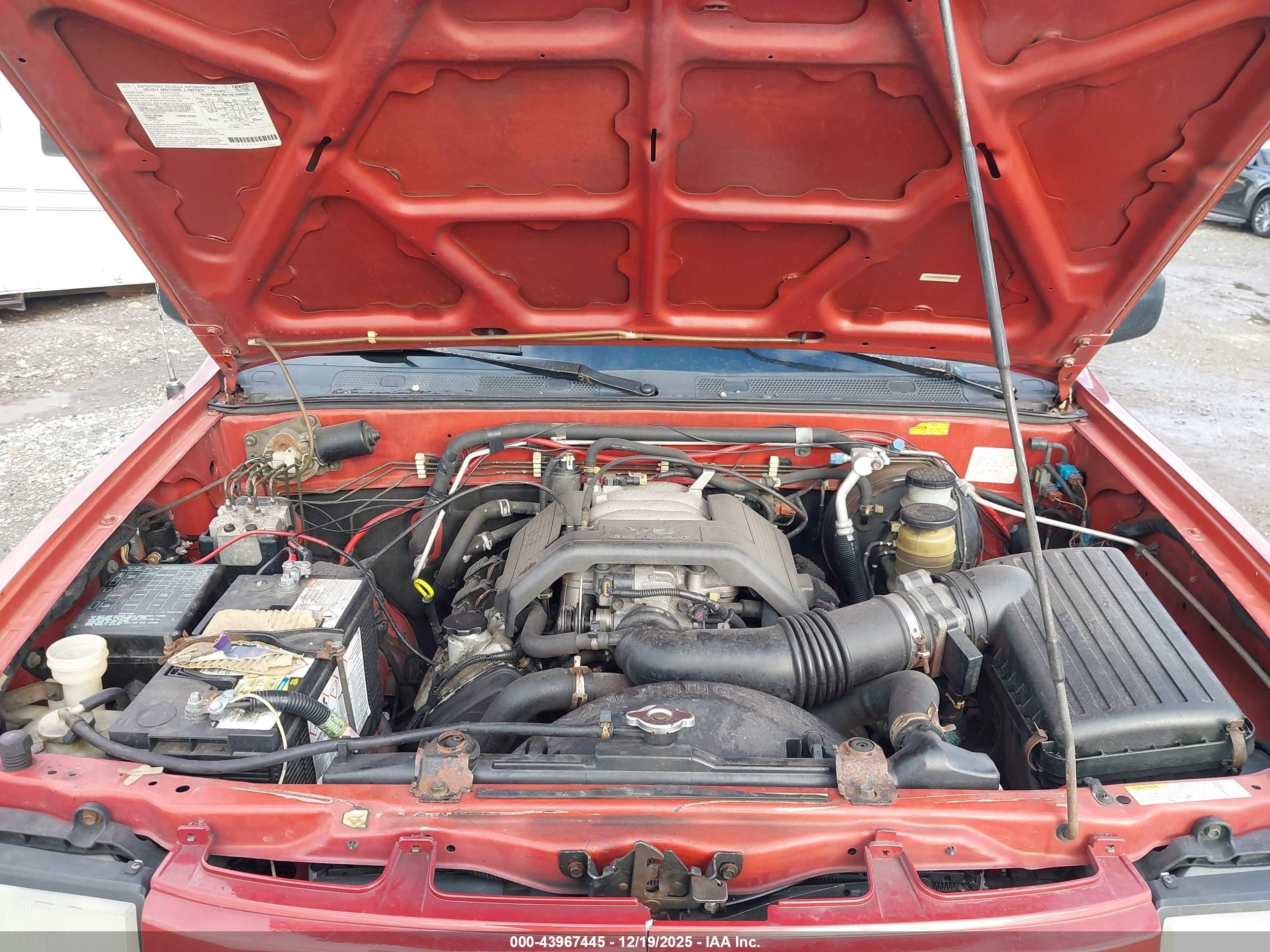 1999 Honda Passport Ex/lx Red vin: 4S6CM58W4X4418235
