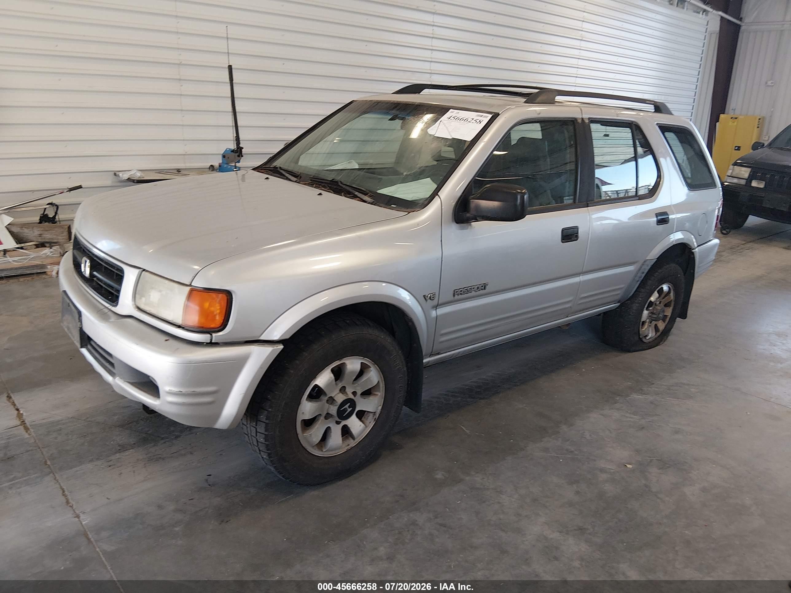 1999 Honda Passport Ex/lx Silver vin: 4S6CM58W4X4427226
