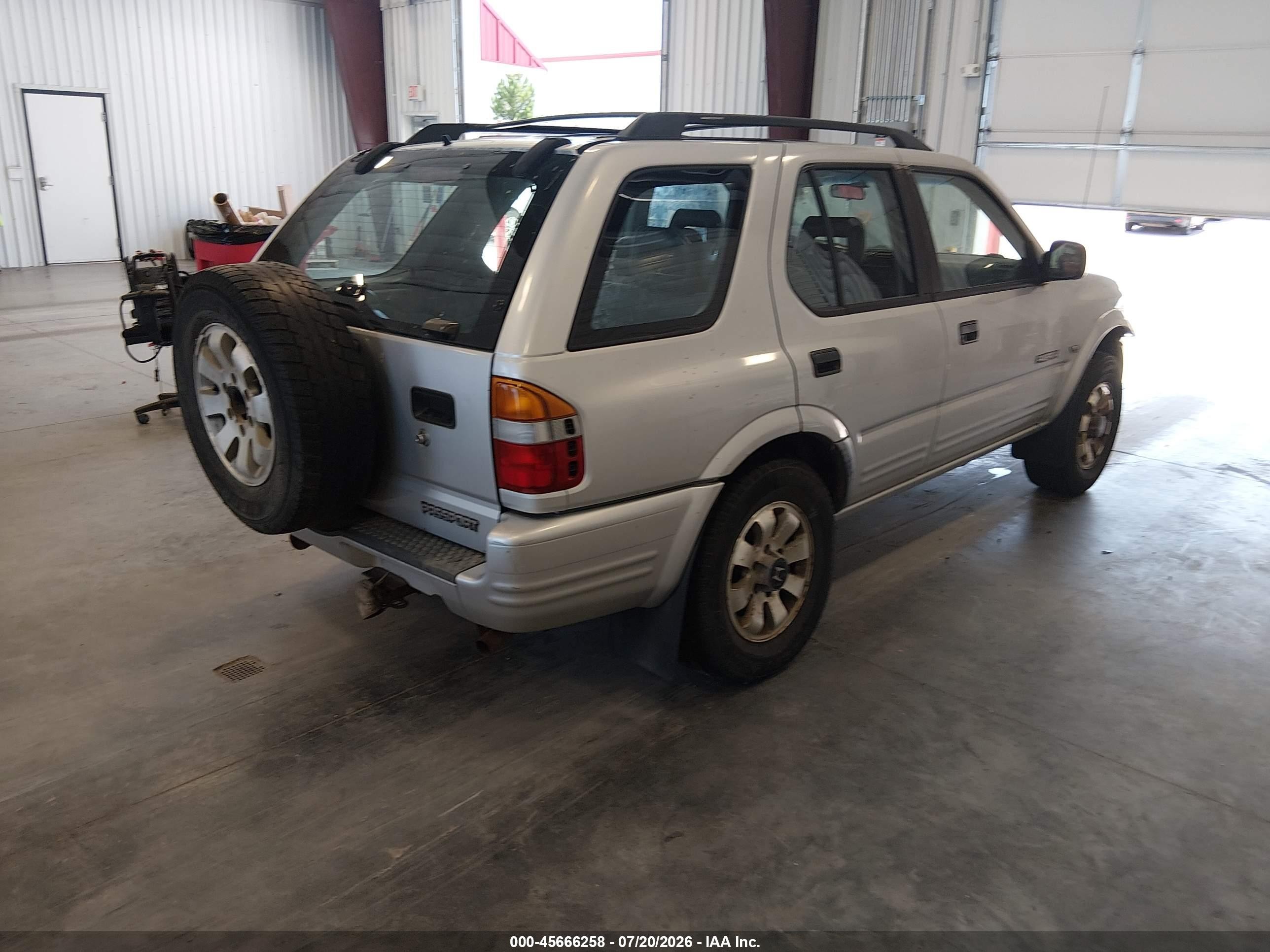 1999 Honda Passport Ex/lx Silver vin: 4S6CM58W4X4427226