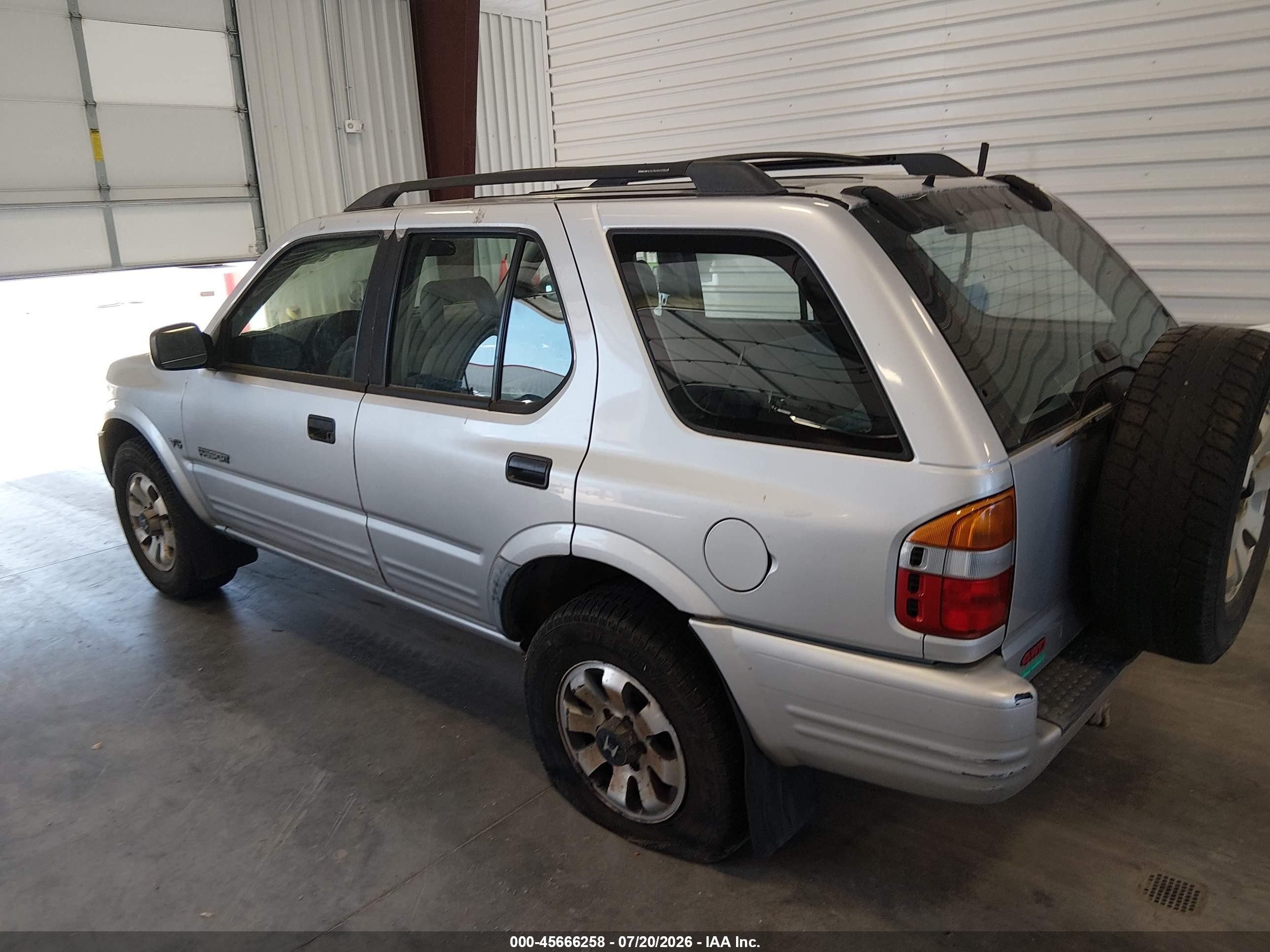 1999 Honda Passport Ex/lx Silver vin: 4S6CM58W4X4427226