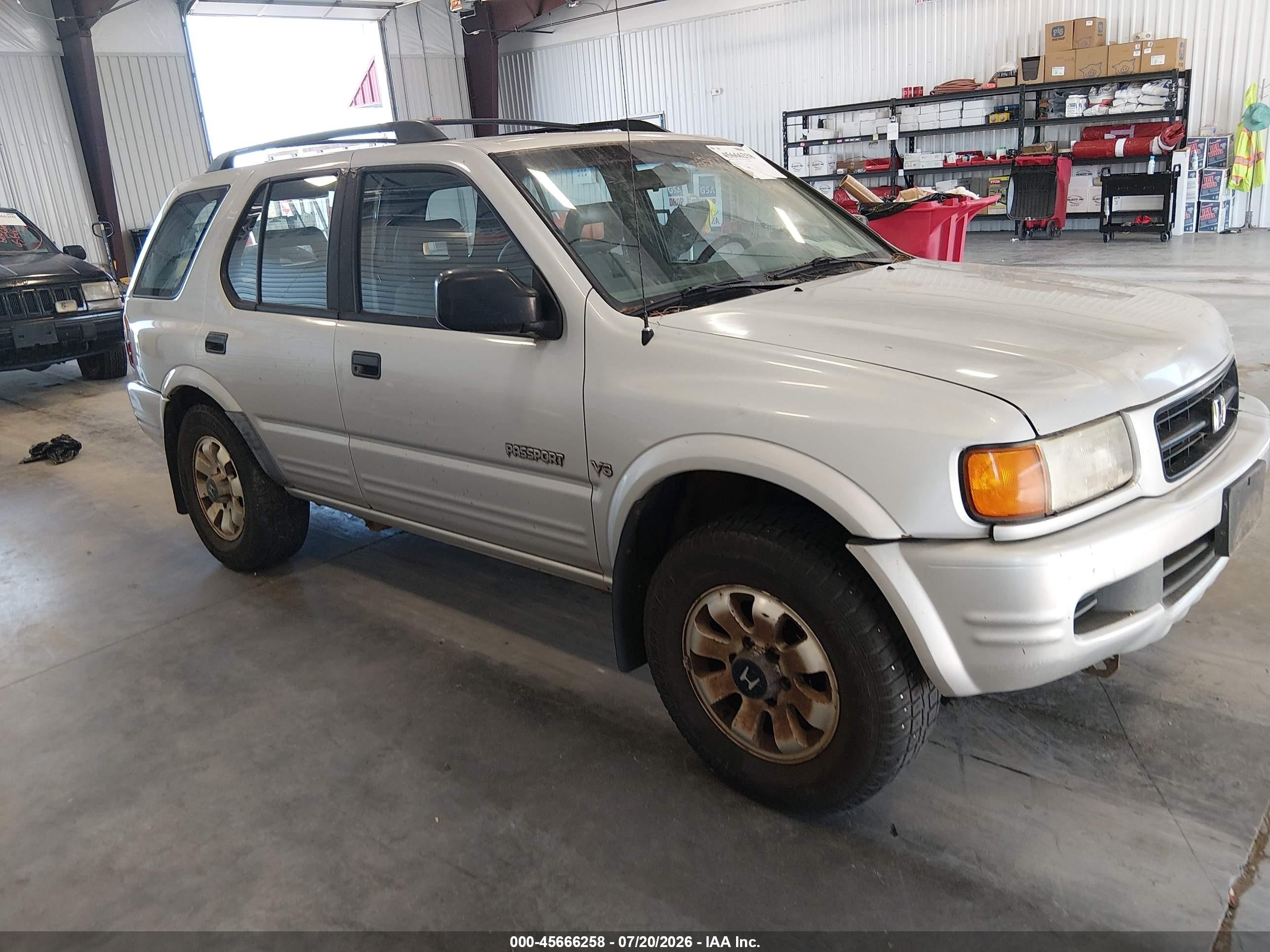 1999 Honda Passport Ex/lx Silver vin: 4S6CM58W4X4427226