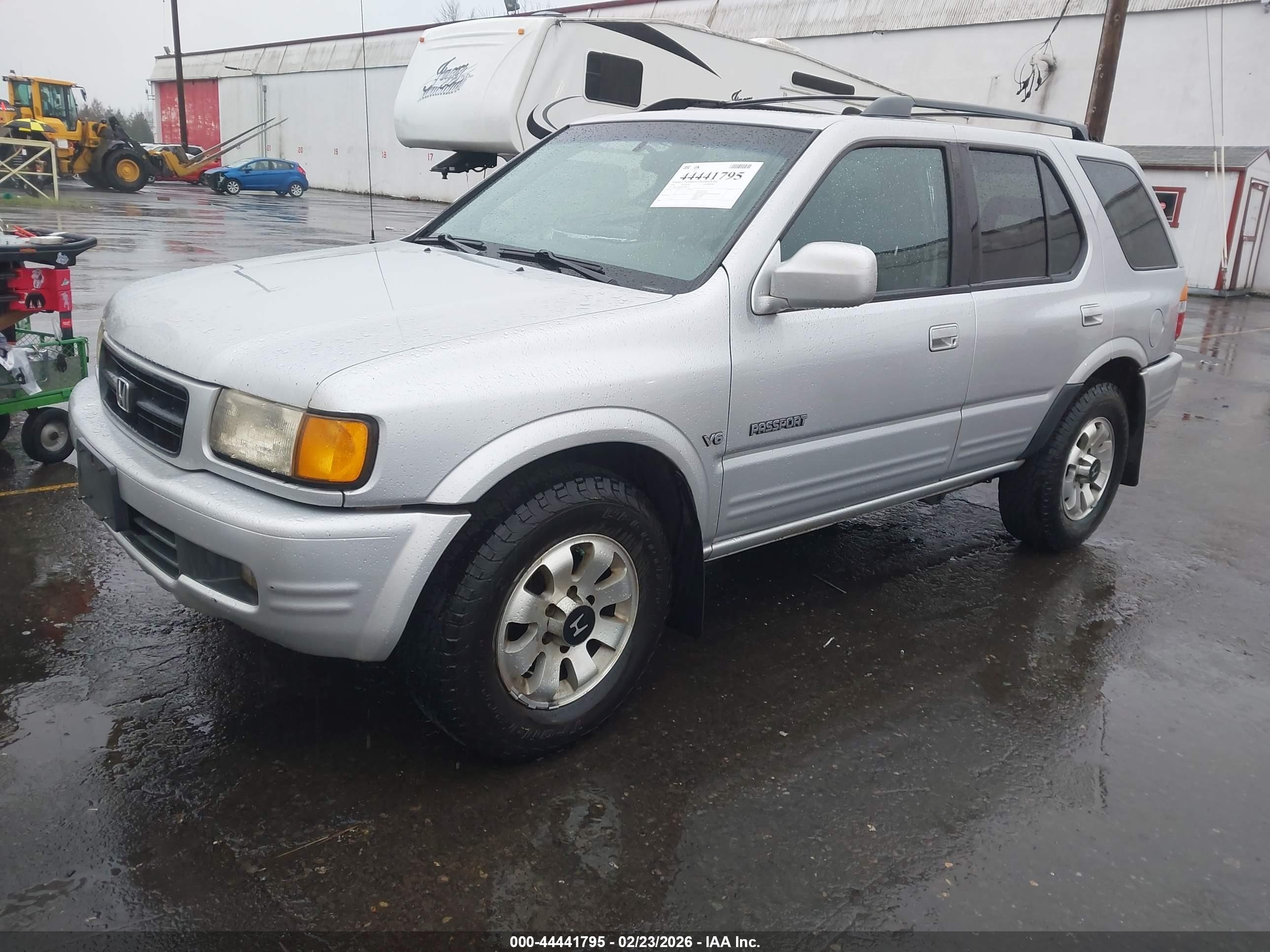 1999 Honda Passport Ex/lx Silver vin: 4S6CM58W6X4406314