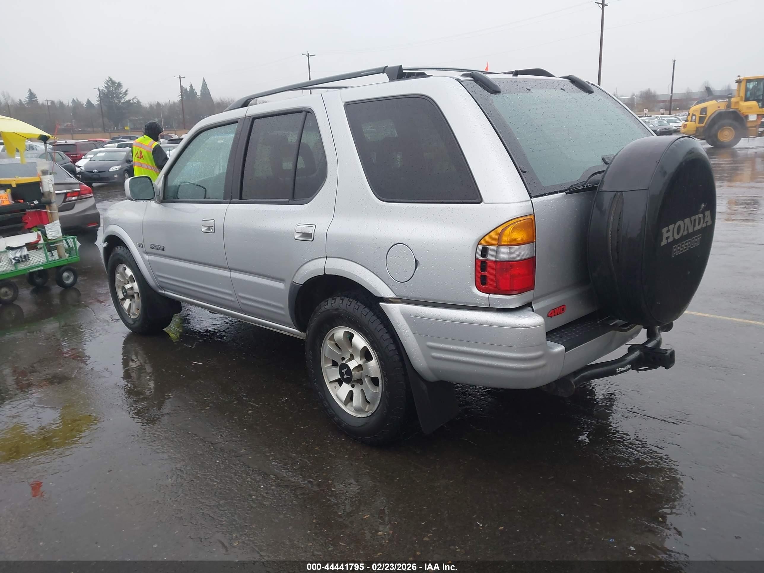 1999 Honda Passport Ex/lx Silver vin: 4S6CM58W6X4406314