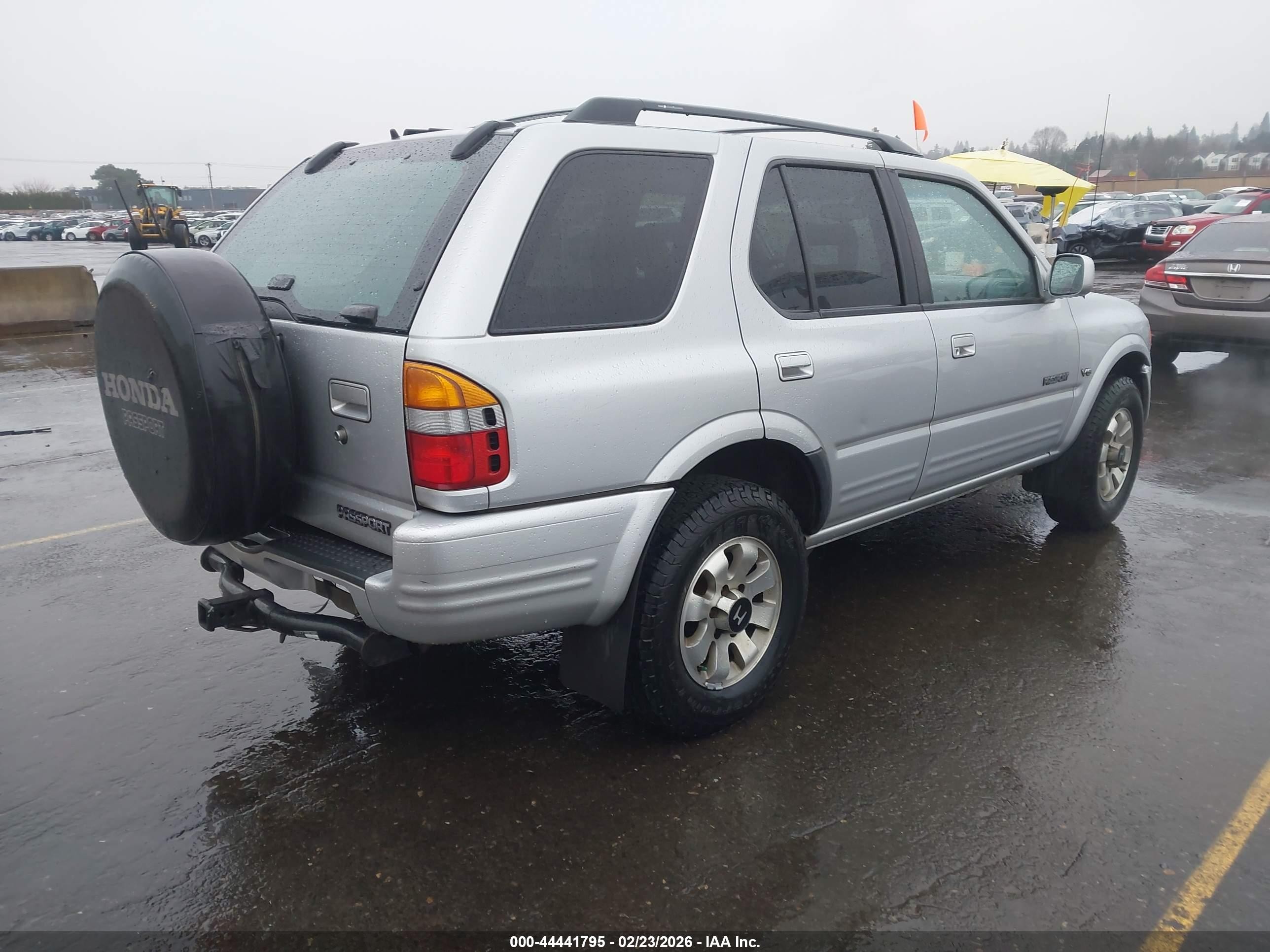 1999 Honda Passport Ex/lx Silver vin: 4S6CM58W6X4406314
