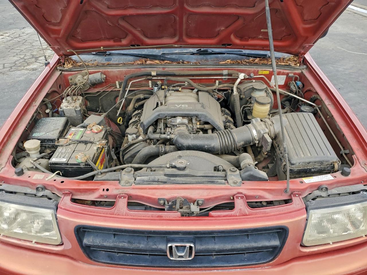 1999 Honda Passport Ex Red vin: 4S6CM58W6X4422139