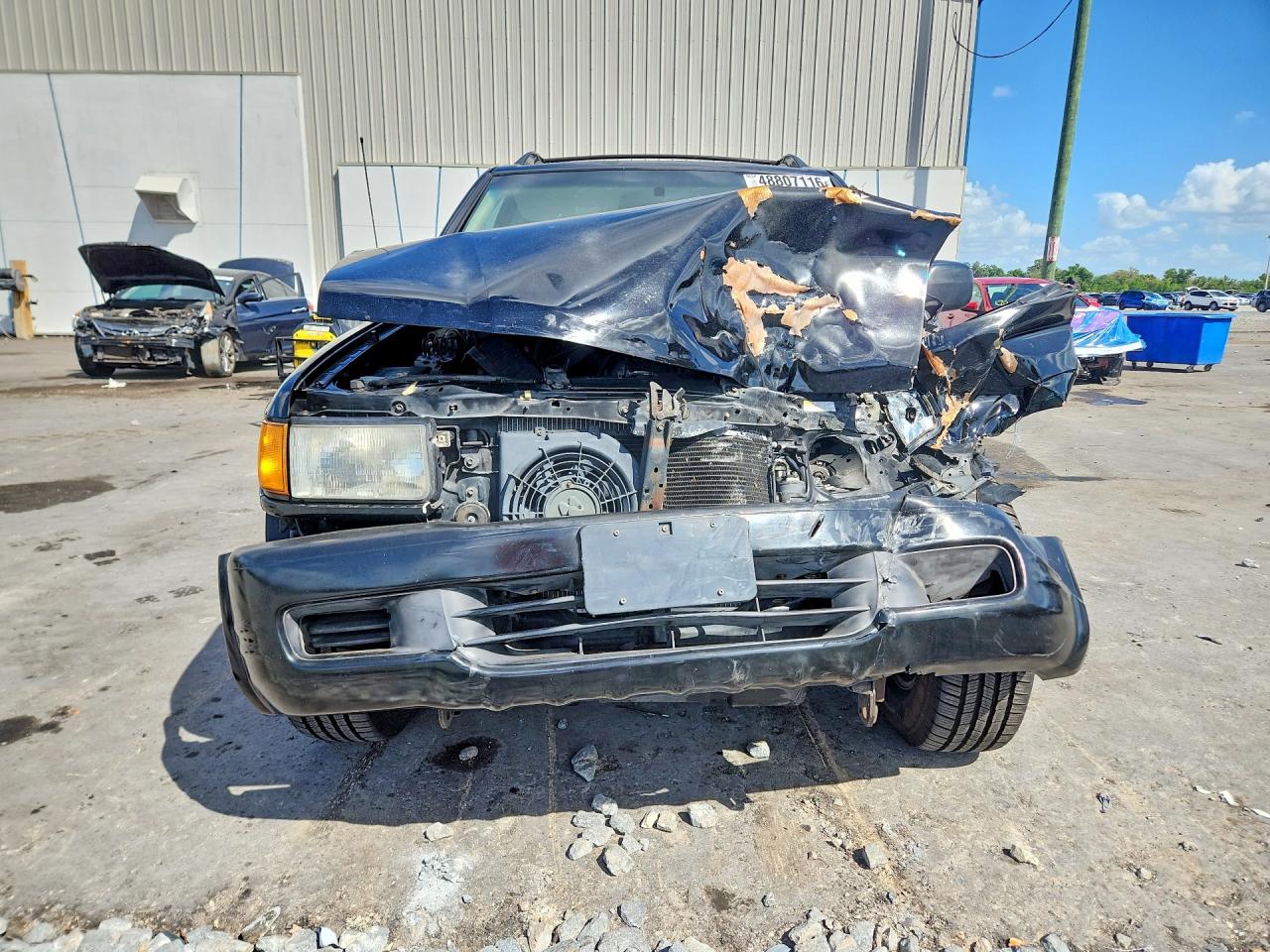 1998 Honda Passport Ex Black vin: 4S6CM58W7W4414422