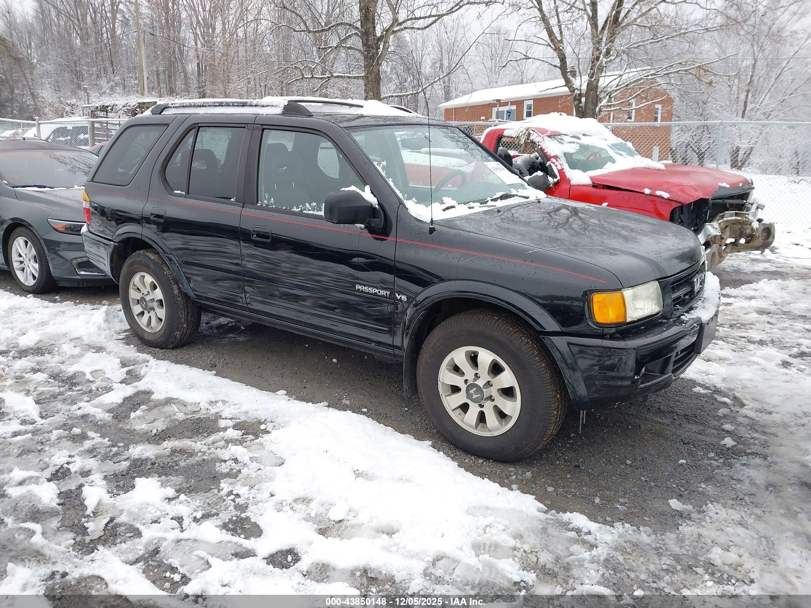 1998 Honda Passport Ex/lx Black vin: 4S6CM58W9W4406919