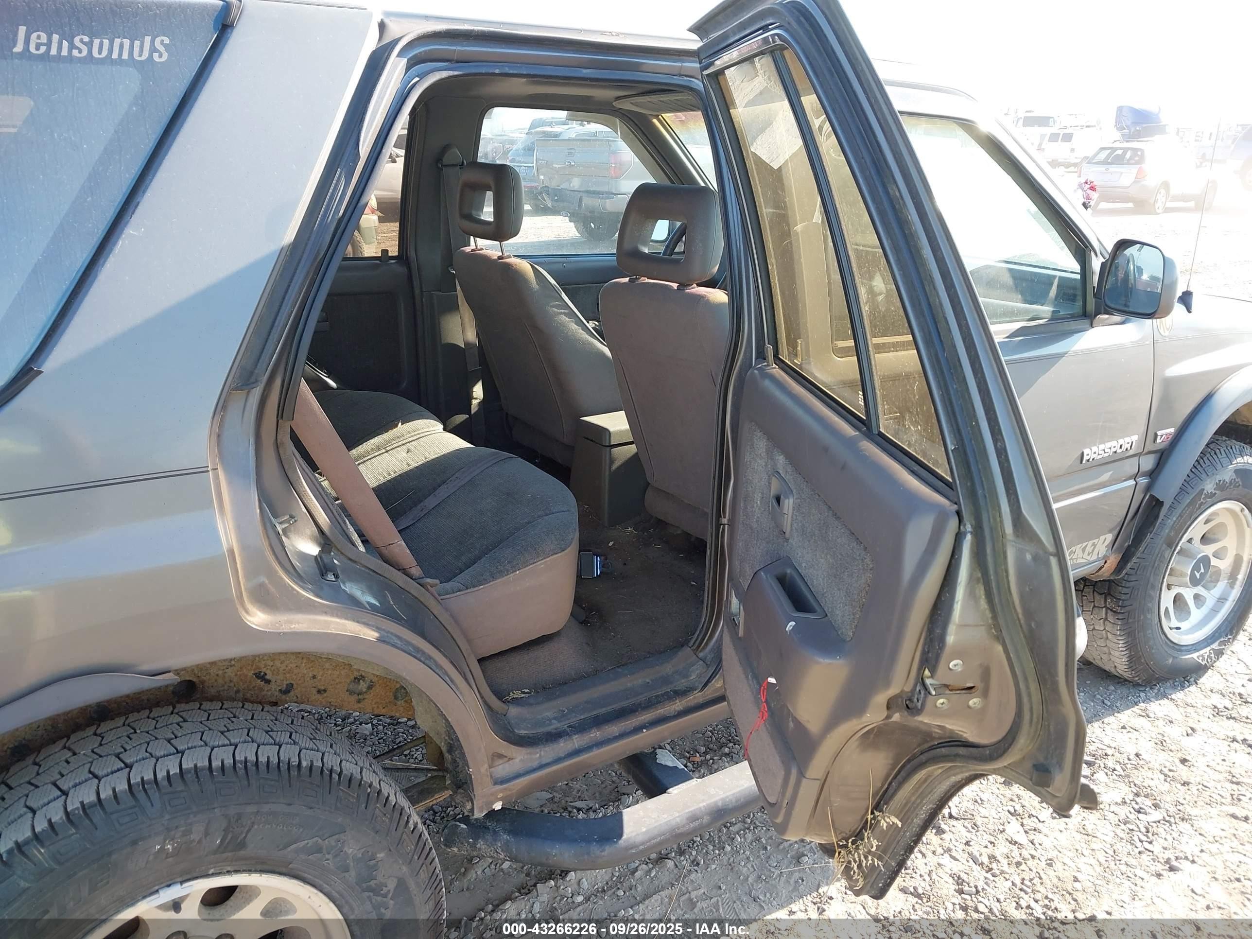 1994 Honda Passport Ex/lx/lxp/ext Gray vin: 4S6CY58V4R4415057