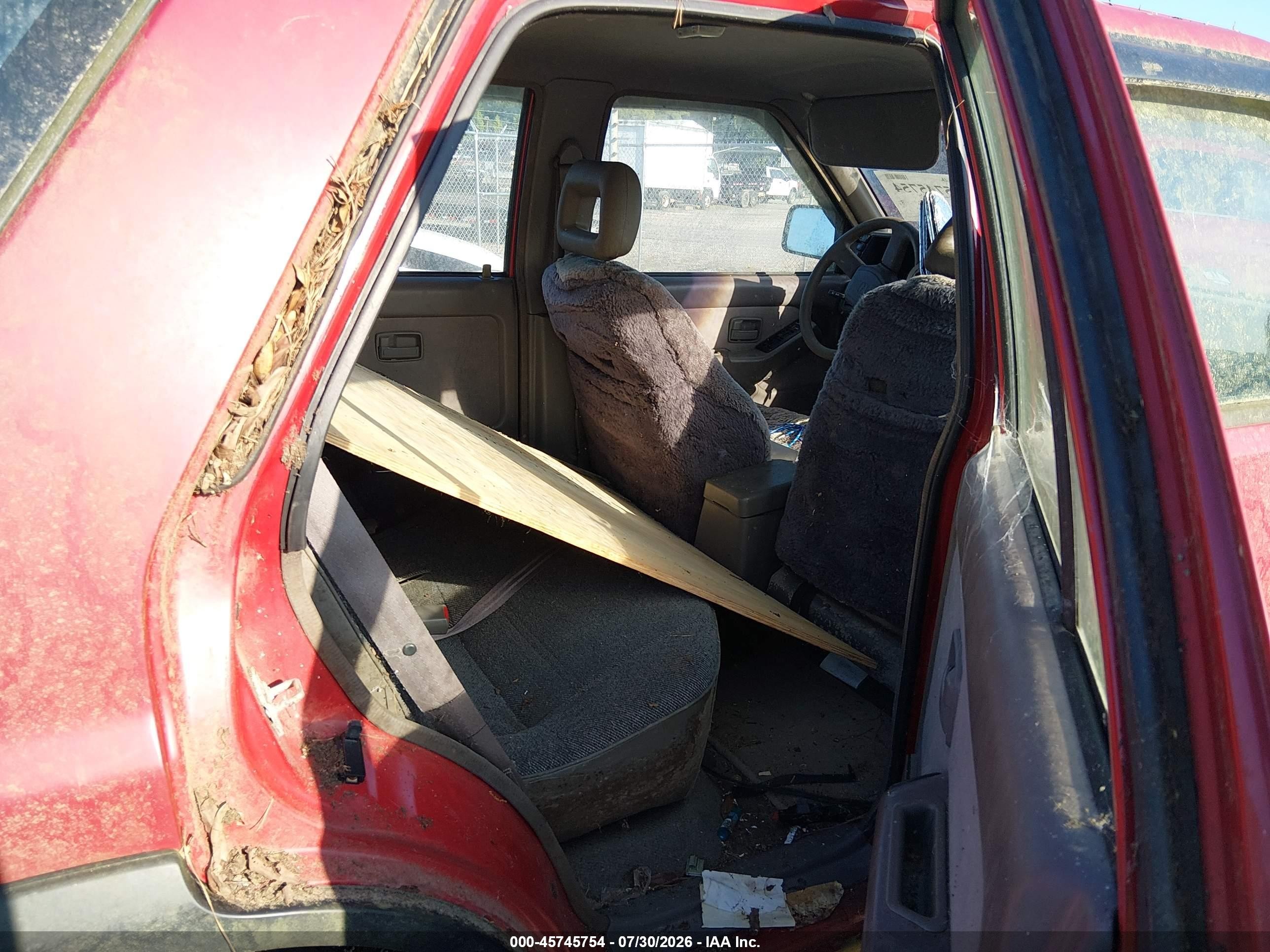 1994 Honda Passport Ex/lx/lxp/ext Red vin: 4S6CY58V4R4420601