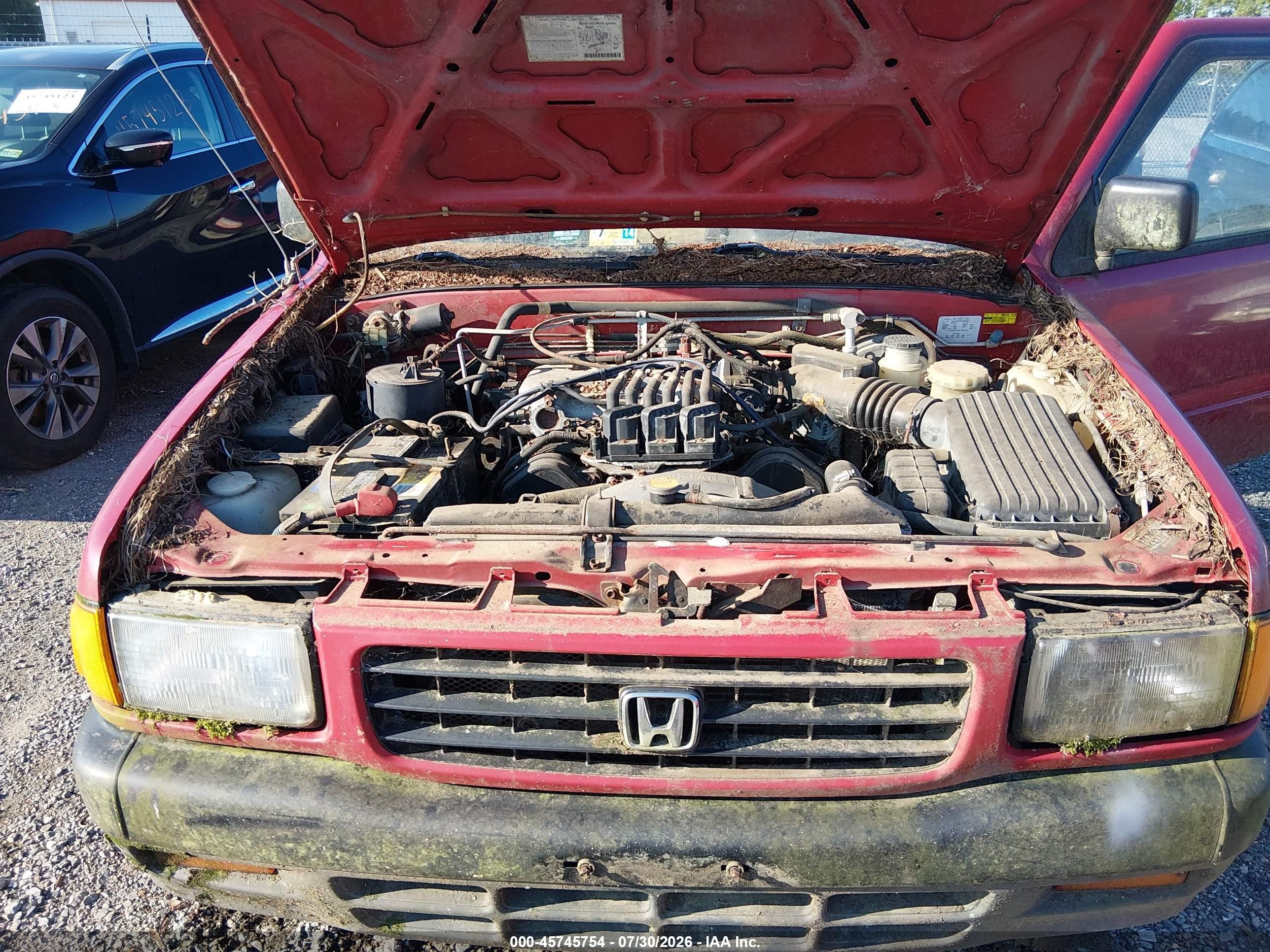 1994 Honda Passport Ex/lx/lxp/ext Red vin: 4S6CY58V4R4420601