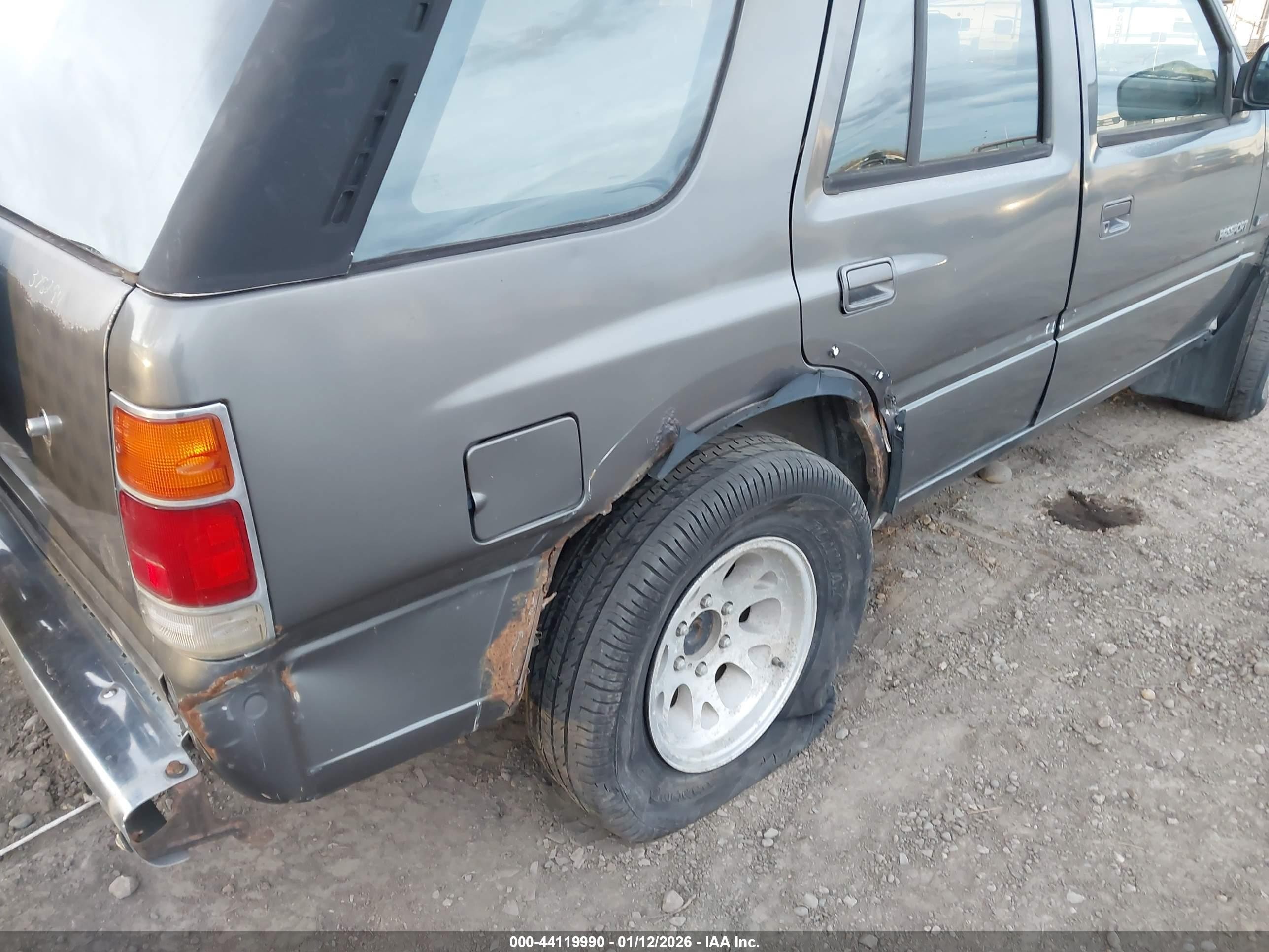 1994 Honda Passport Ex/lx/lxp/ext Gray vin: 4S6CY58VXR4421333