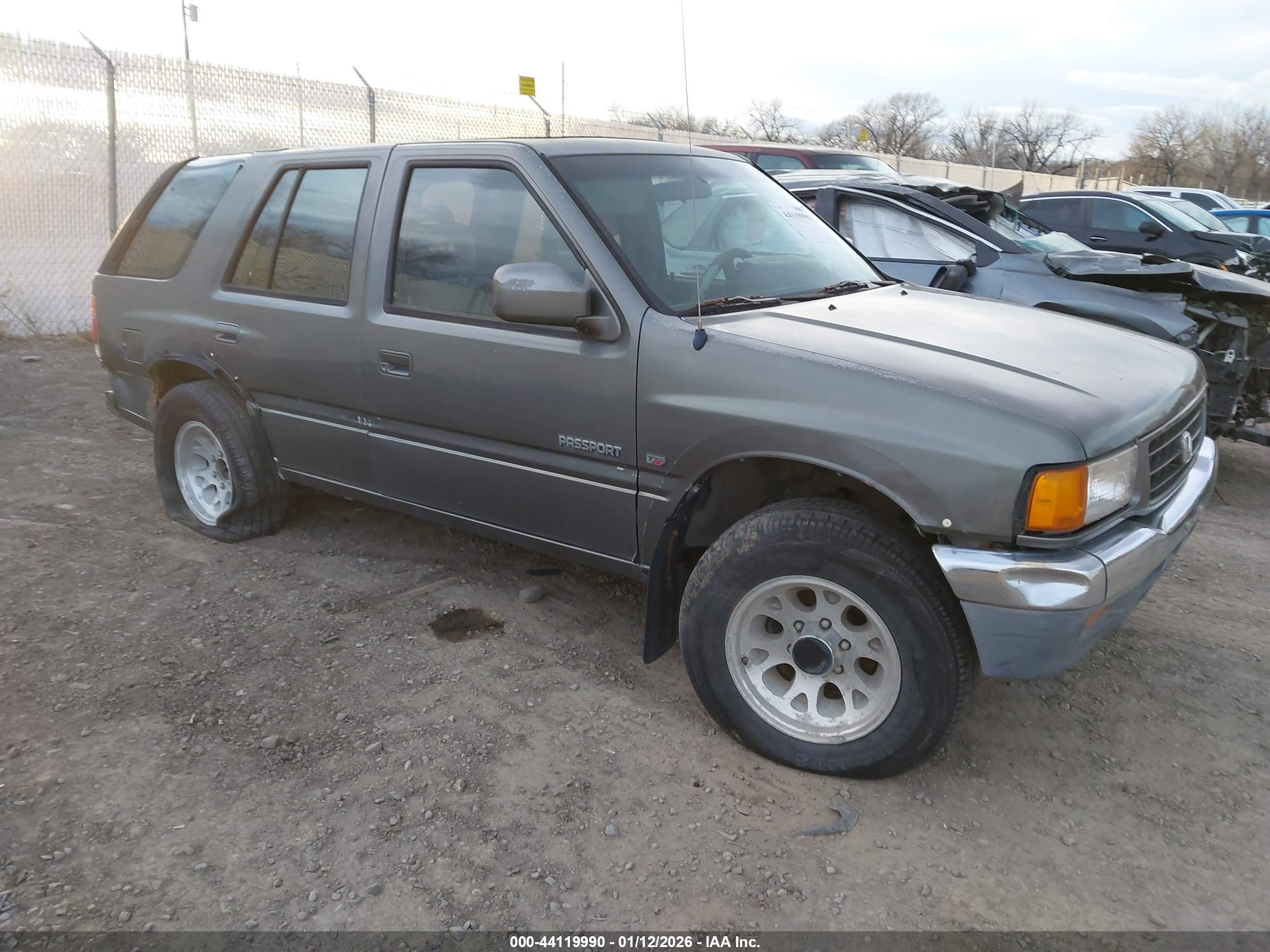 1994 Honda Passport Ex/lx/lxp/ext Gray vin: 4S6CY58VXR4421333
