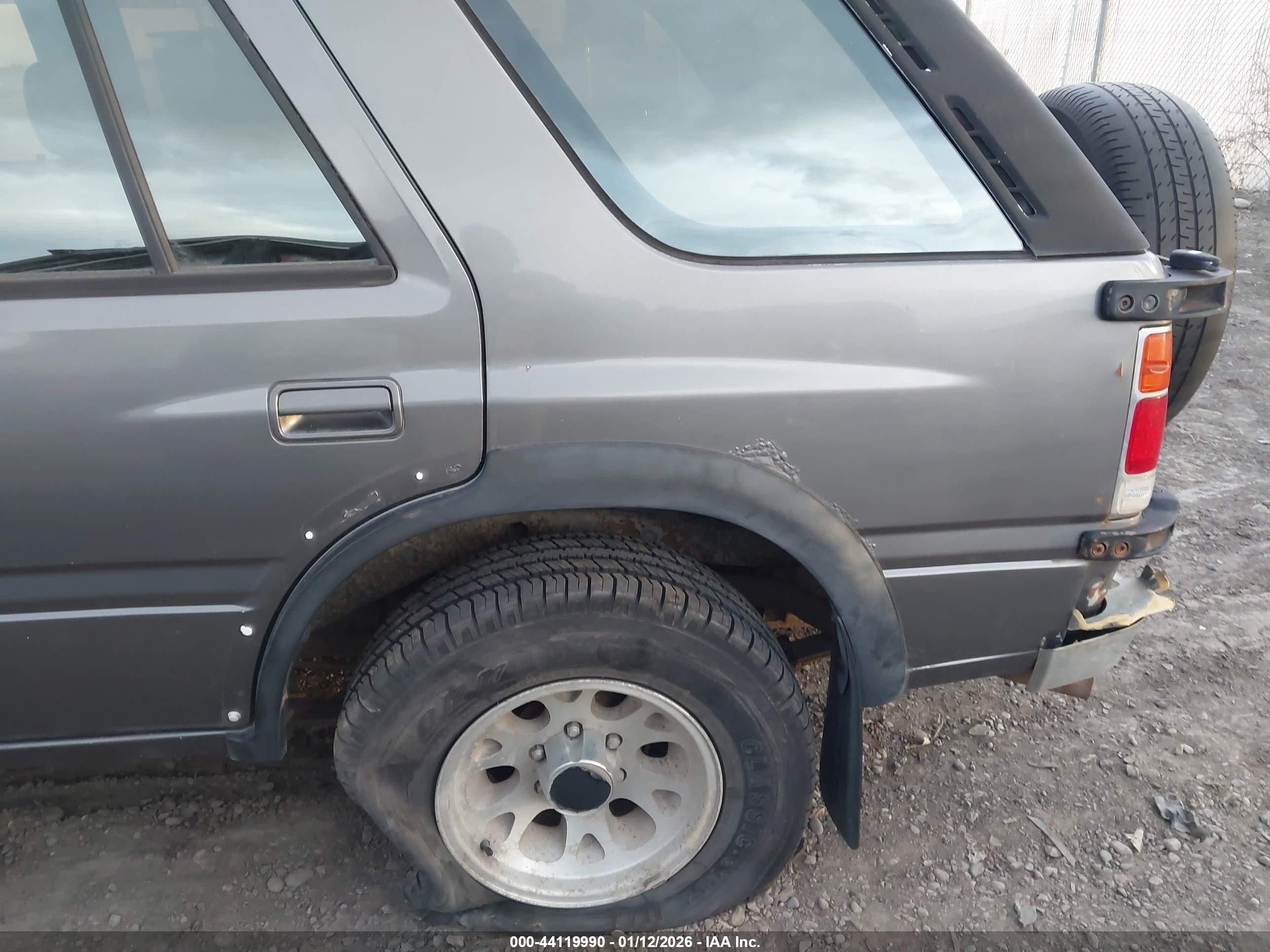 1994 Honda Passport Ex/lx/lxp/ext Gray vin: 4S6CY58VXR4421333