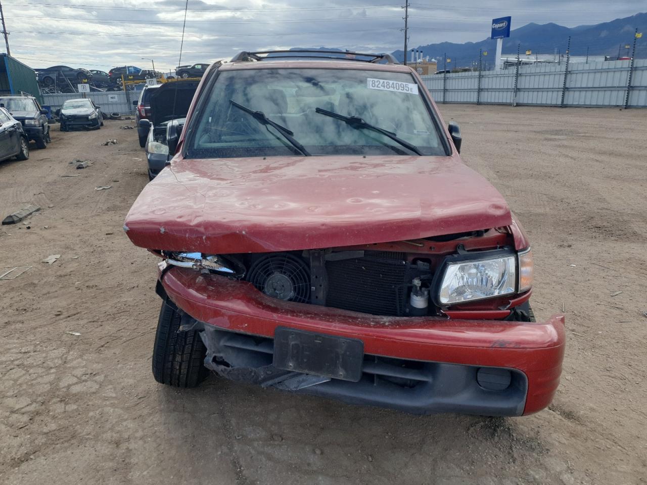 2000 Honda Passport Ex Red vin: 4S6DM58W0Y4417556