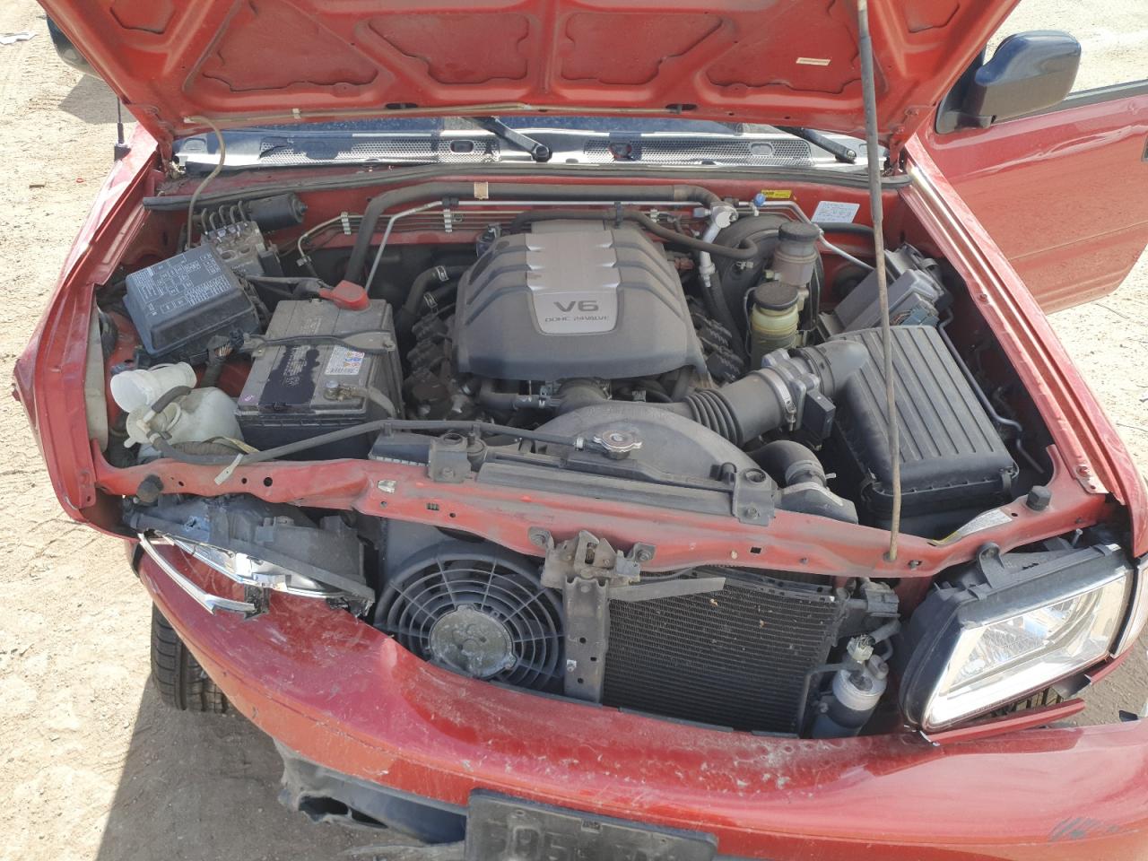 2000 Honda Passport Ex Red vin: 4S6DM58W0Y4417556