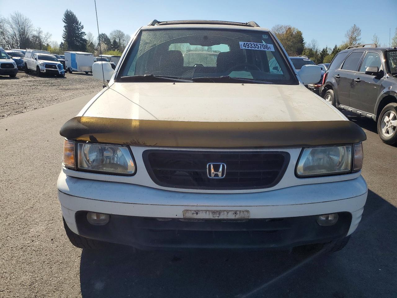 2001 Honda Passport Ex White vin: 4S6DM58W214400540