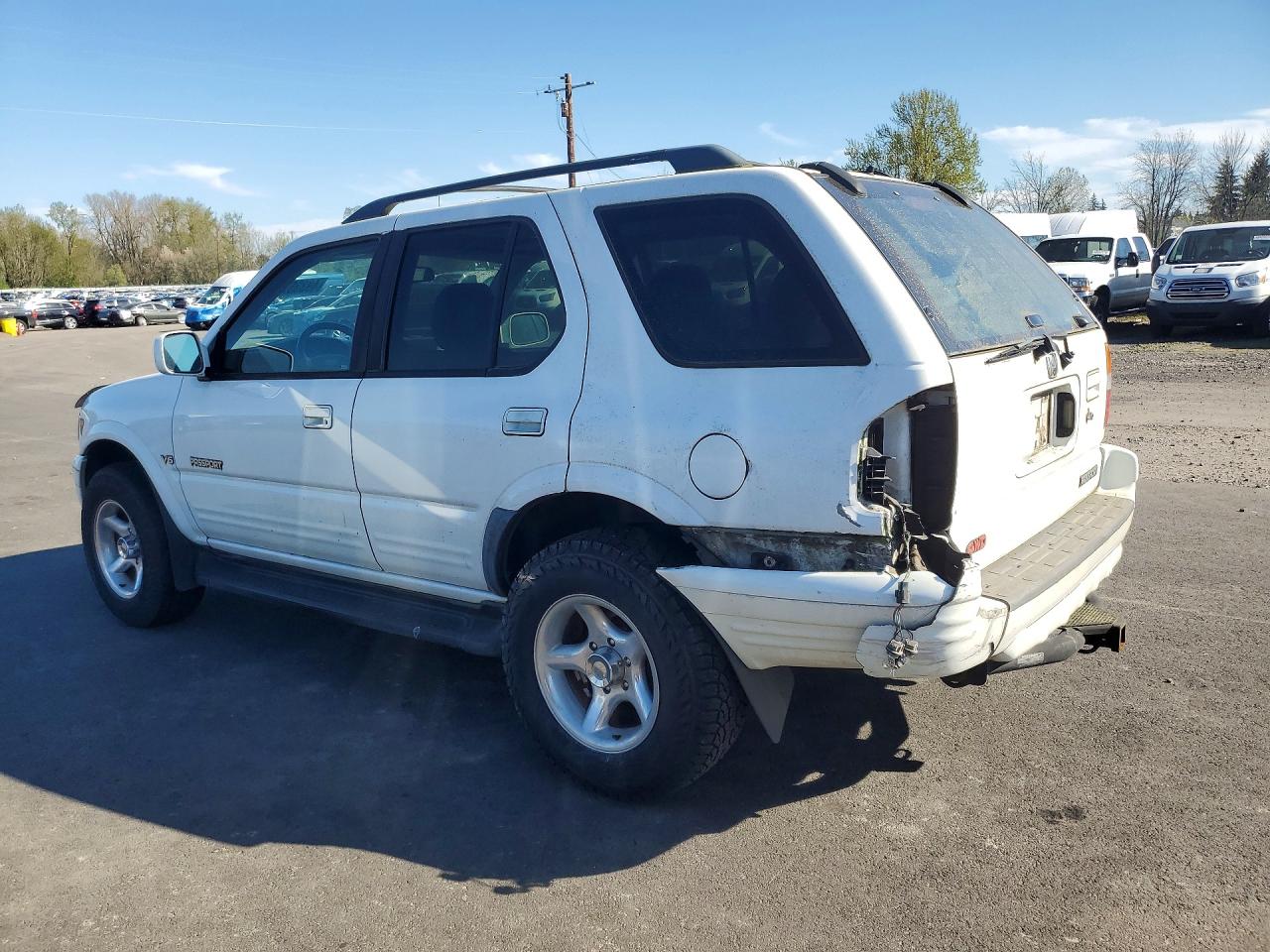 2001 Honda Passport Ex White vin: 4S6DM58W214400540