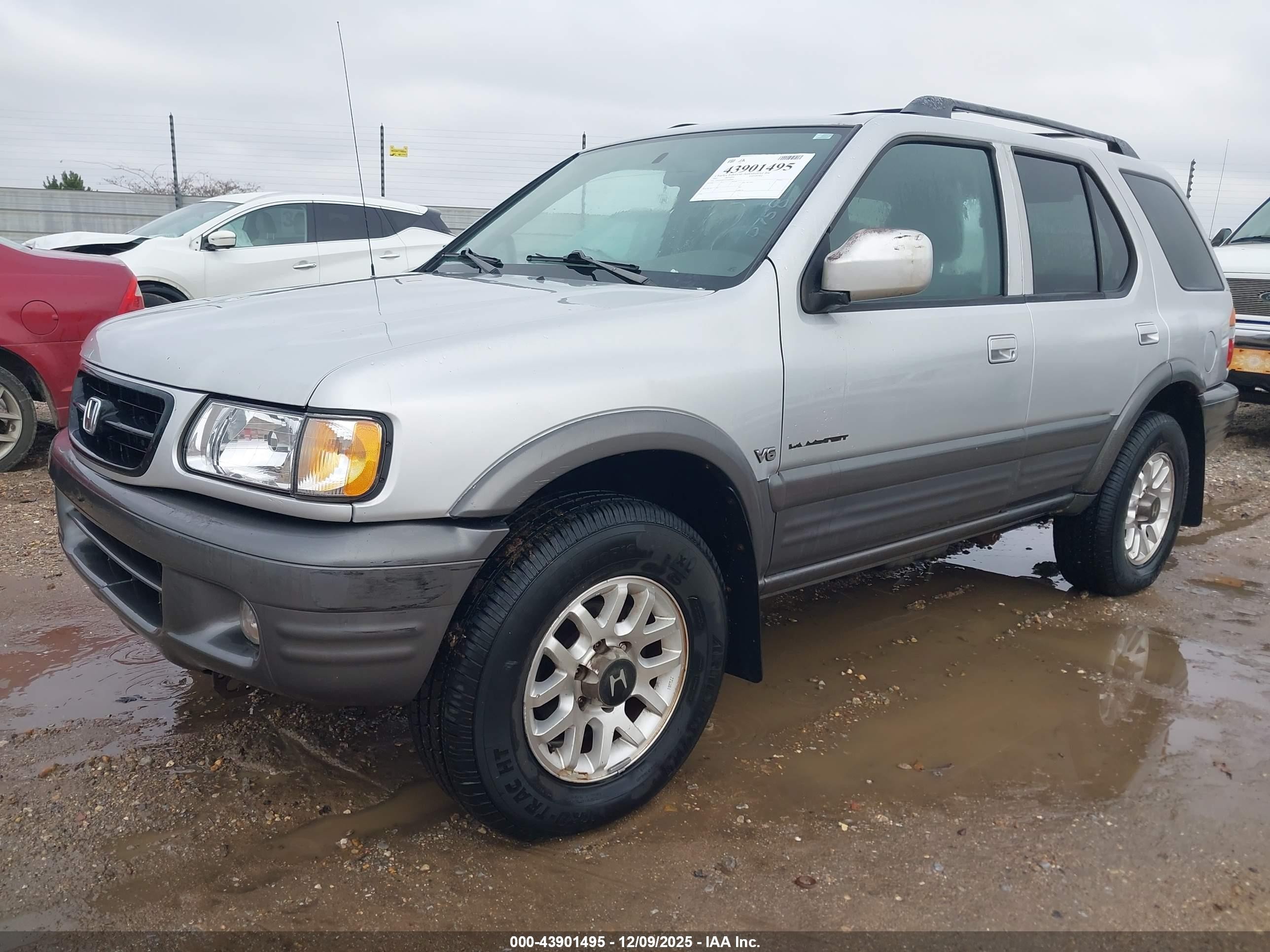 2001 Honda Passport Ex/lx Silver vin: 4S6DM58W214400568