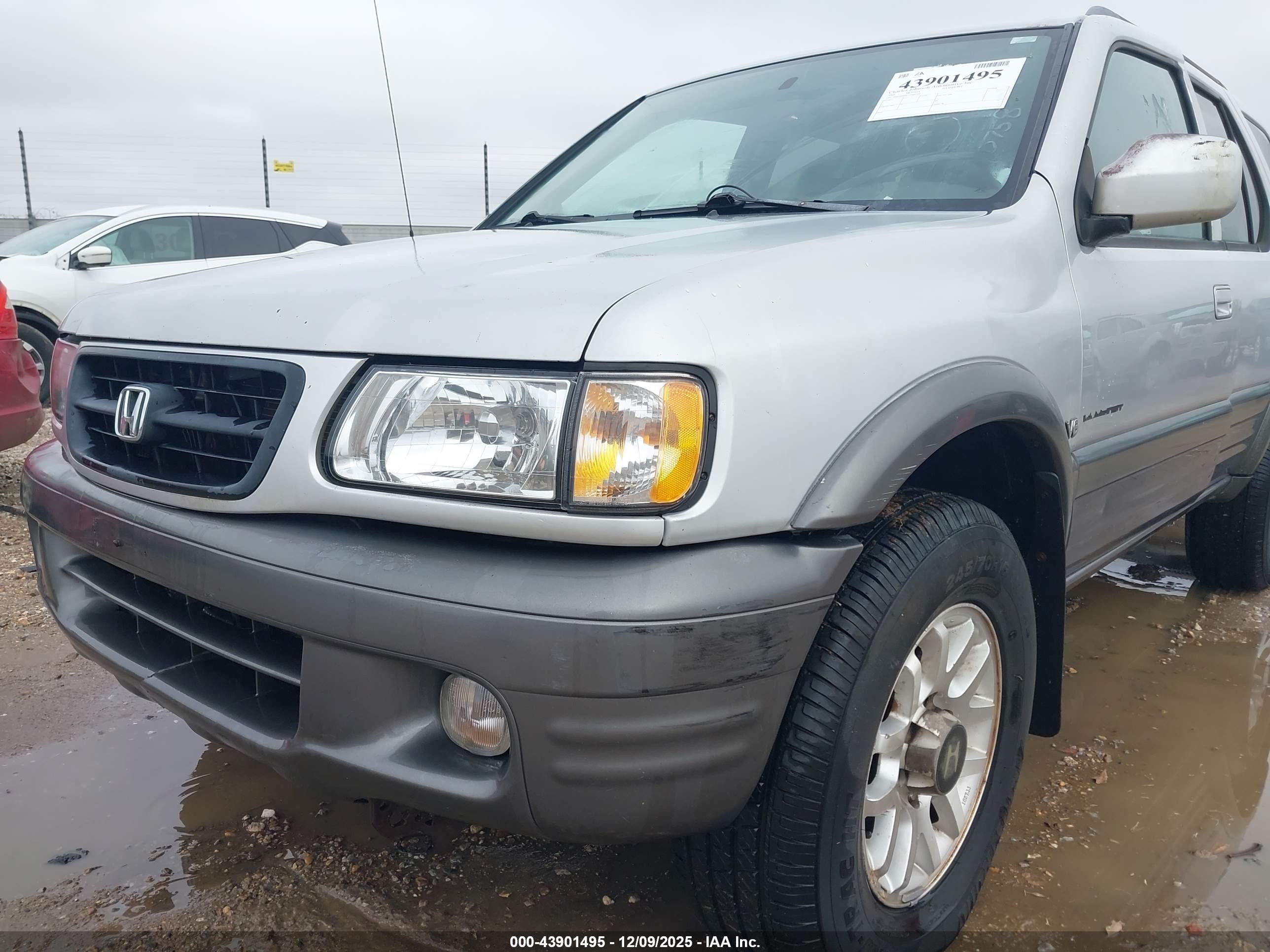2001 Honda Passport Ex/lx Silver vin: 4S6DM58W214400568