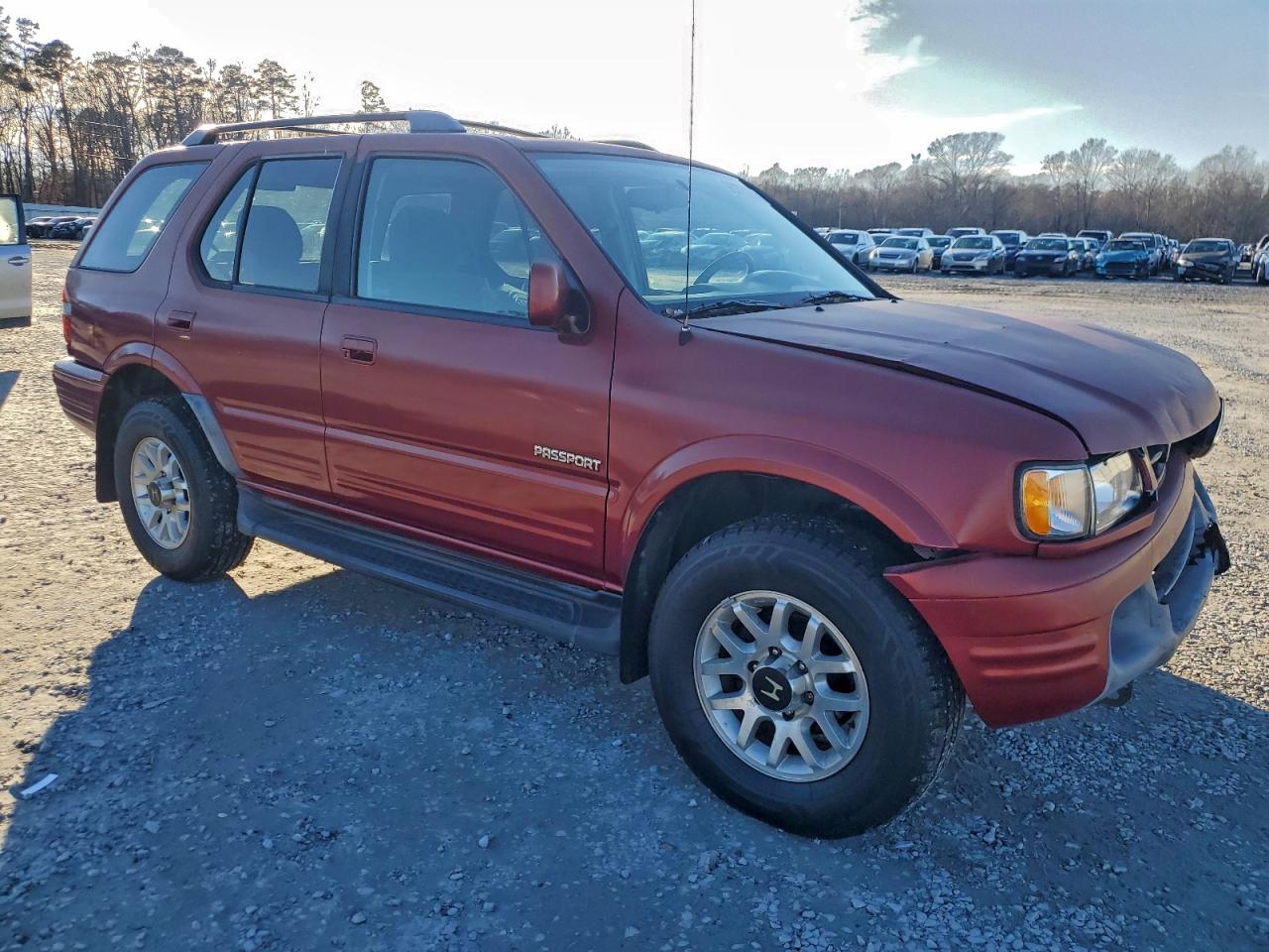 2001 Honda Passport Ex Red vin: 4S6DM58W414401480