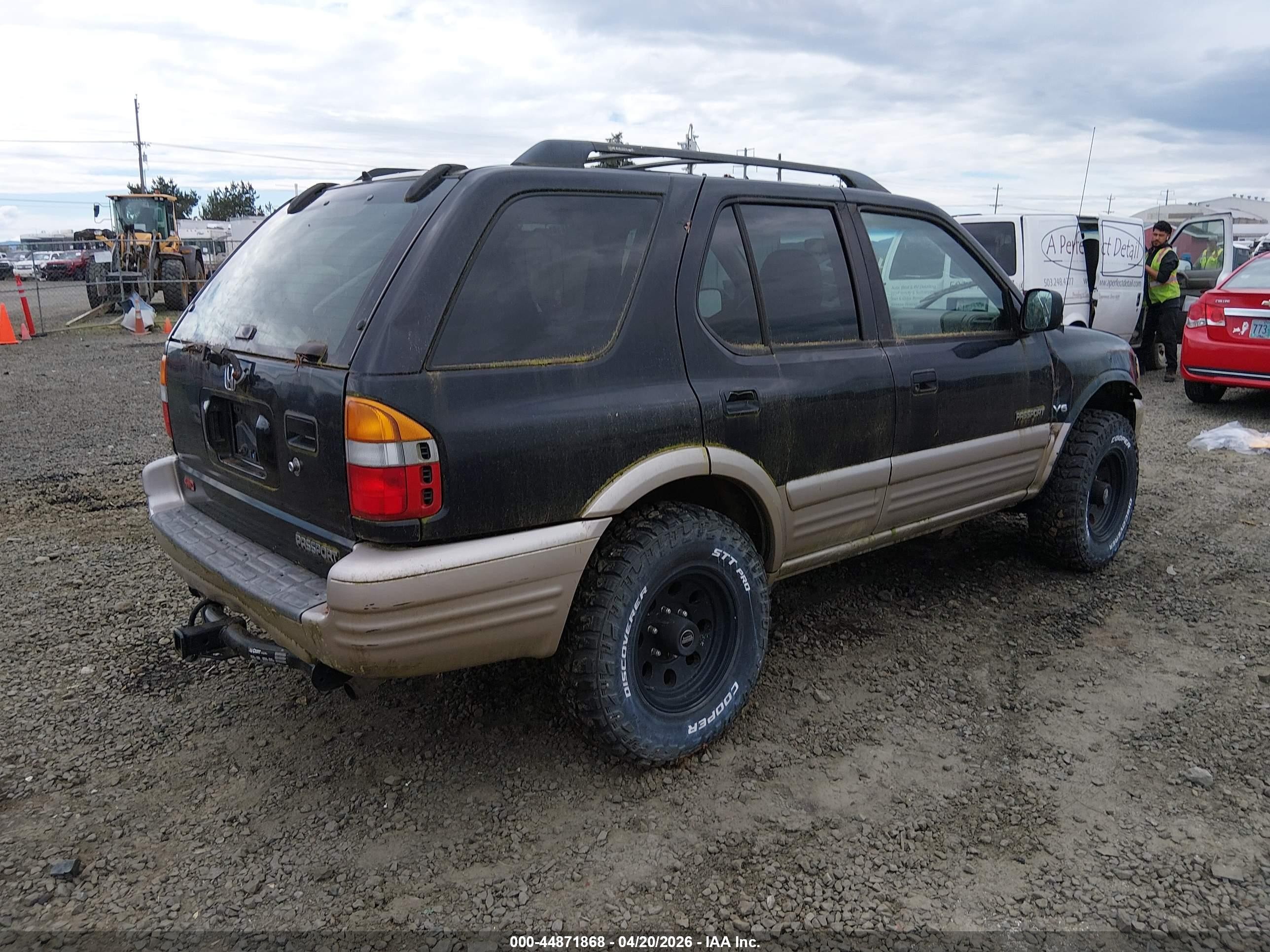 2001 Honda Passport Ex/lx Black vin: 4S6DM58W514414058