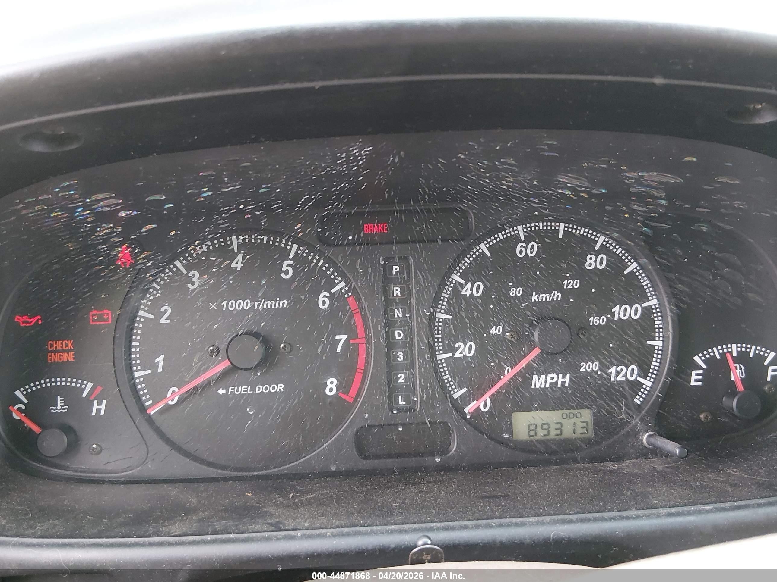 2001 Honda Passport Ex/lx Black vin: 4S6DM58W514414058